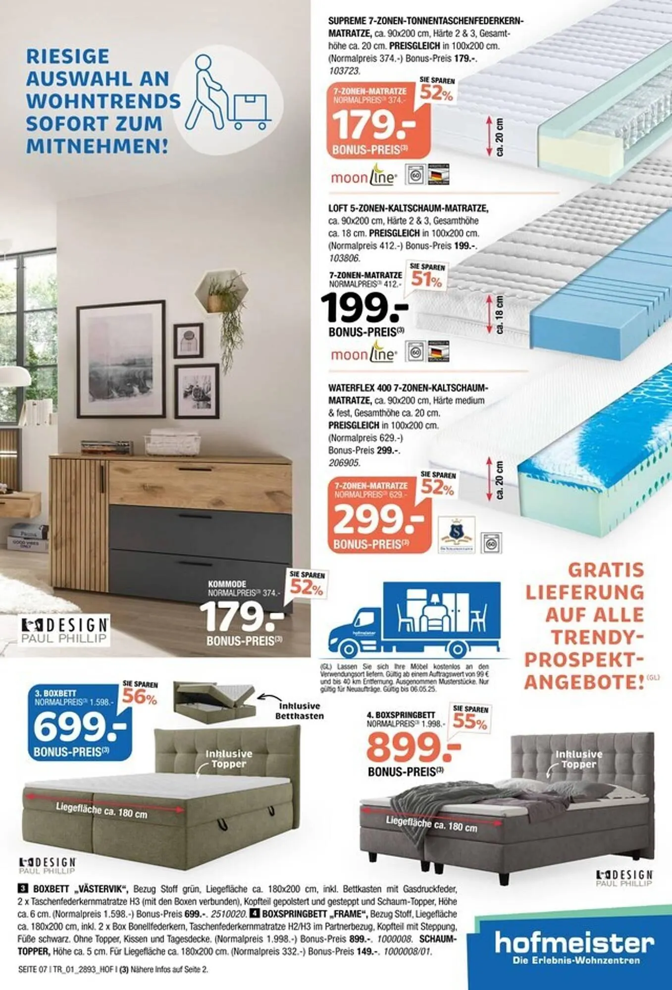 Hofmeister Prospekt von 9. April bis 6. Mai 2025 - Prospekt seite 7