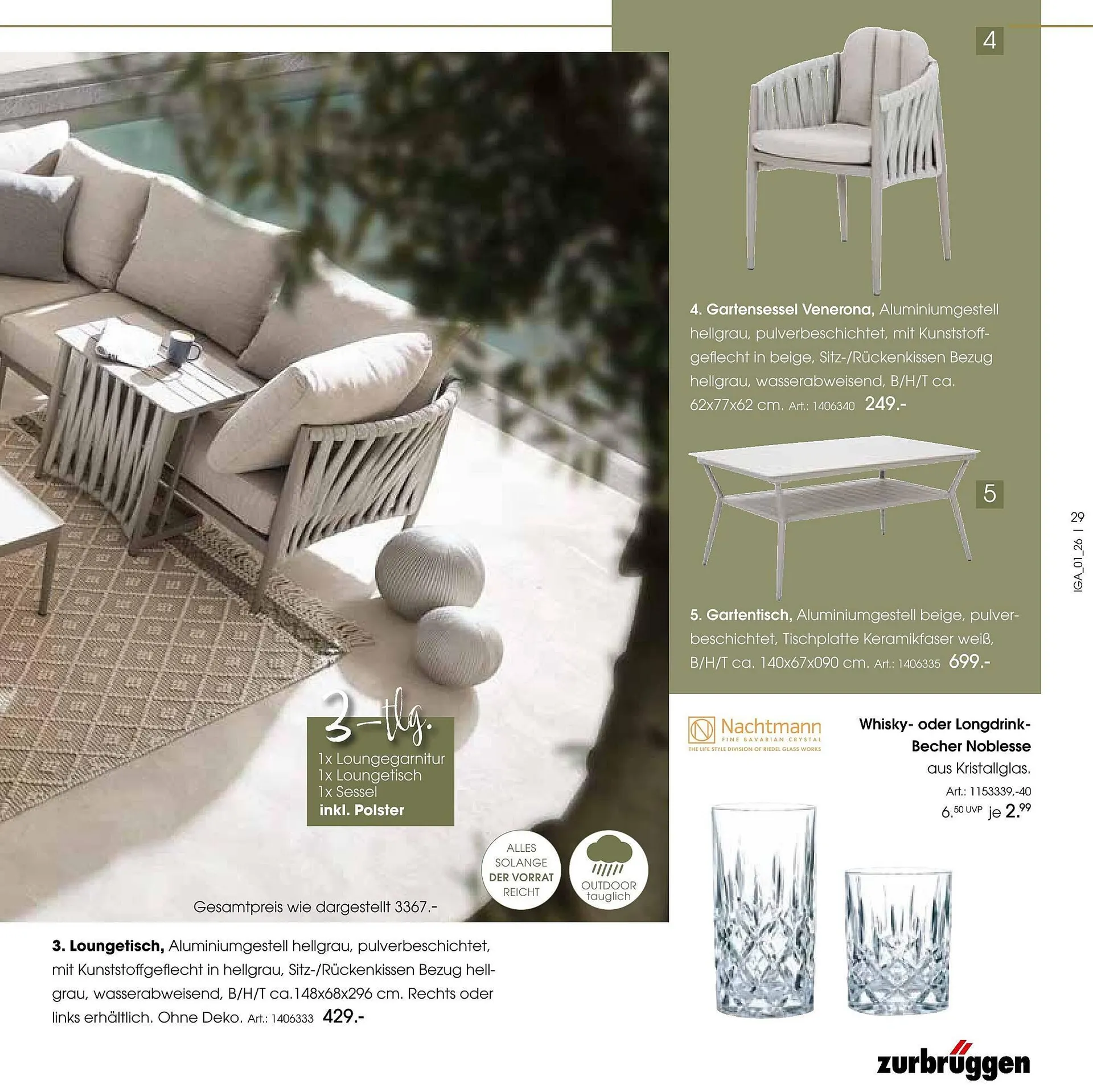 Zurbrüggen Prospekt von 17. März bis 31. August 2026 - Prospekt seite 29