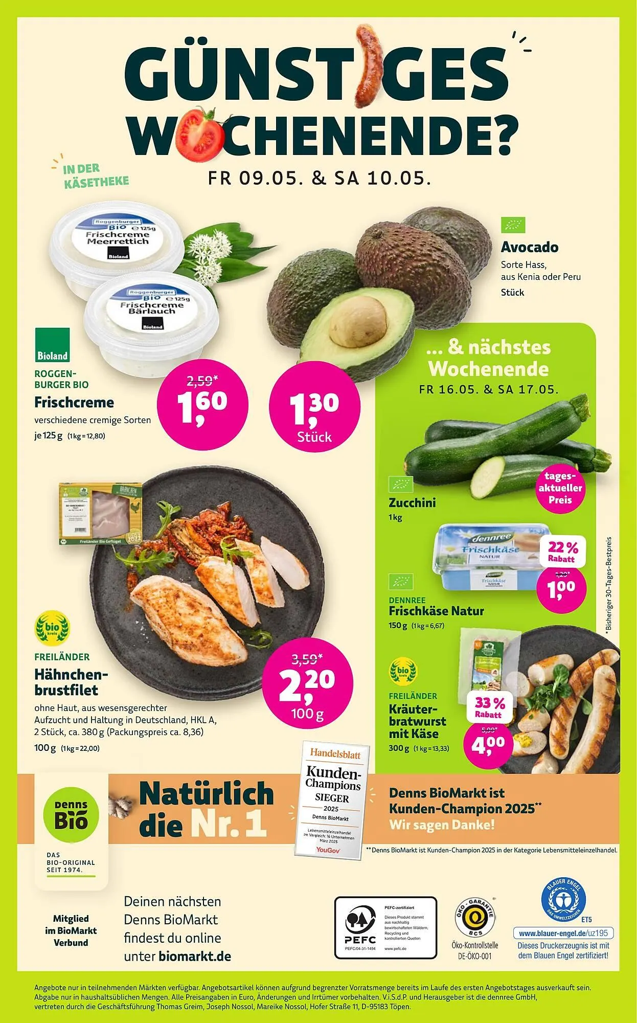 Landmann's Biomarkt Prospekt von 7. Mai bis 20. Mai 2025 - Prospekt seite 16