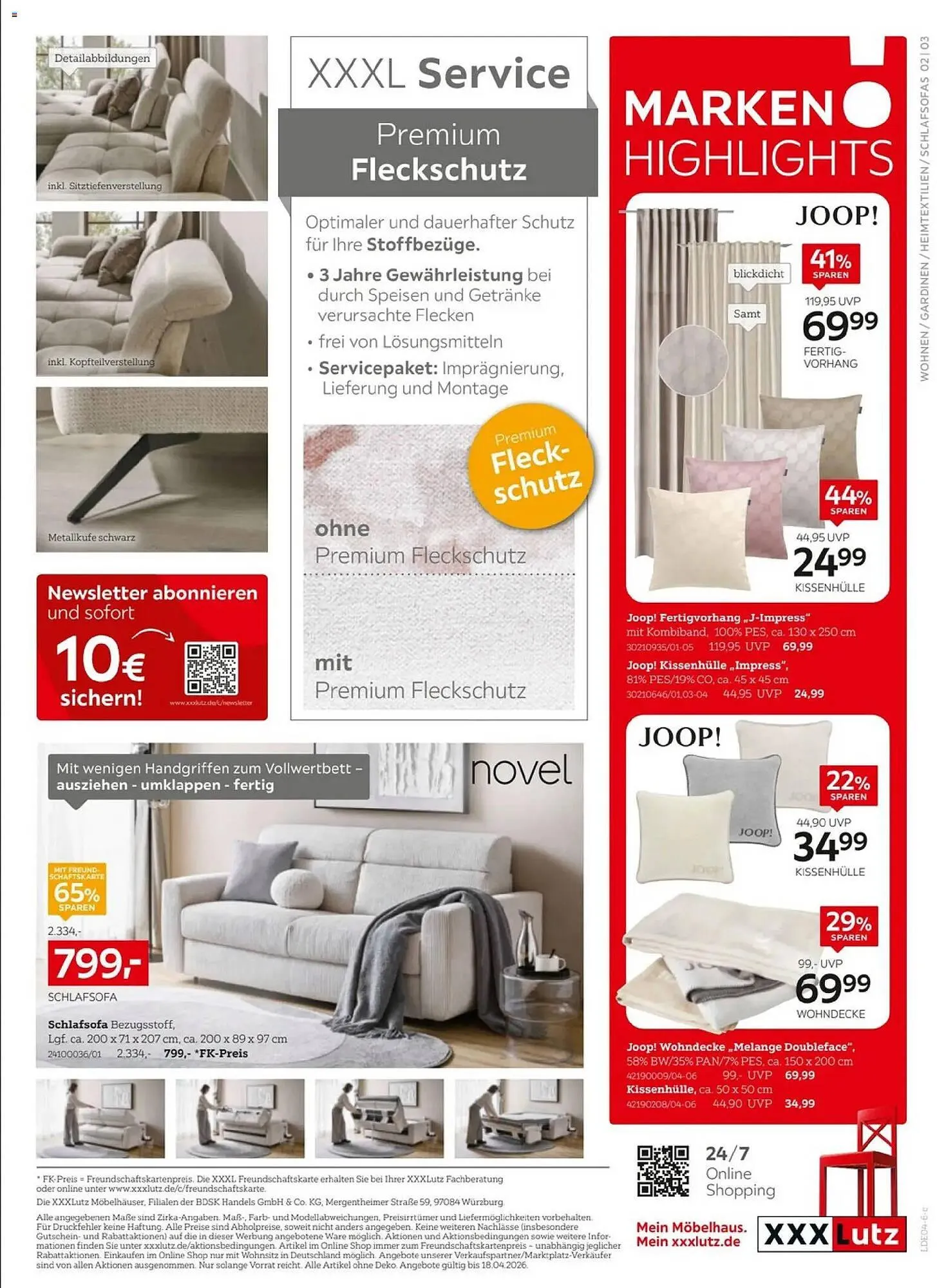 XXXLutz Prospekt von 4. April bis 18. April 2026 - Prospekt seite 3