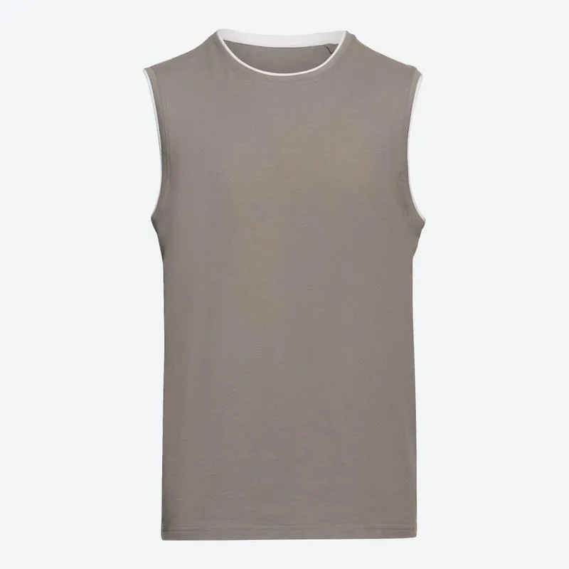 Herren-Muskelshirt in Layer-Optik