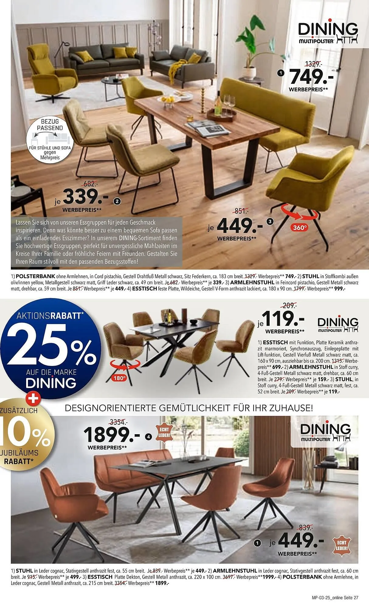 Multipolster Prospekt von 15. Januar bis 31. Januar 2025 - Prospekt seite 27