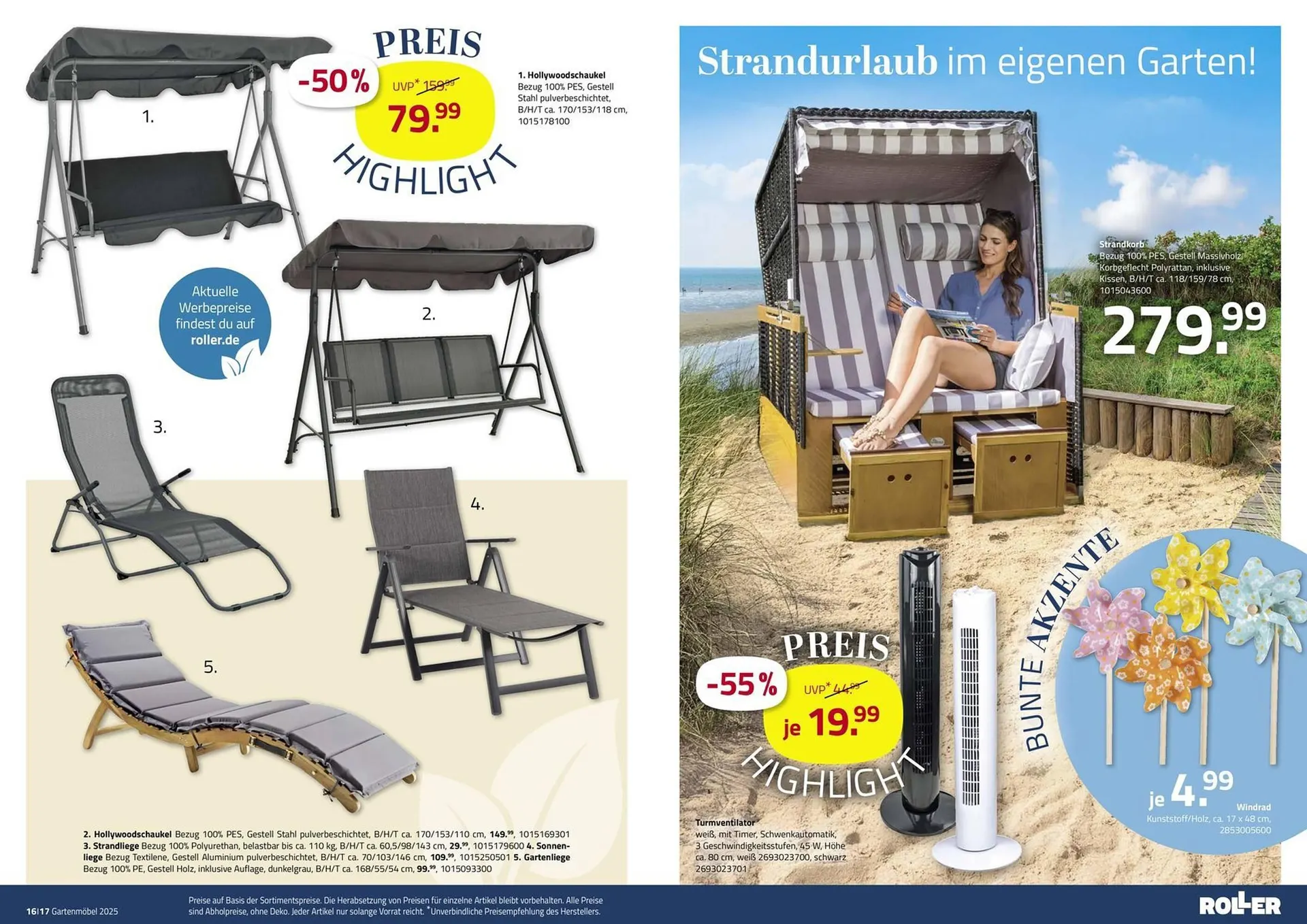 ROLLER Prospekt von 25. März bis 28. September 2025 - Prospekt seite 9