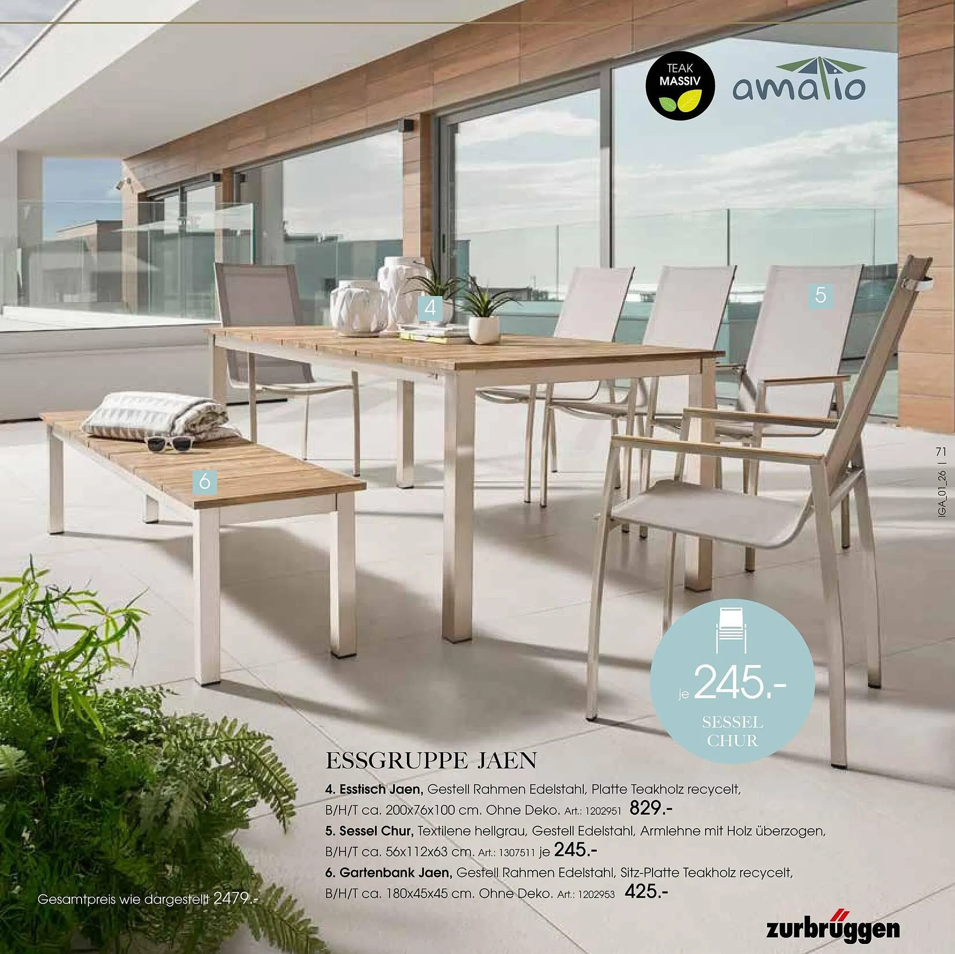 Zurbrüggen Prospekt von 17. März bis 31. August 2026 - Prospekt seite 71