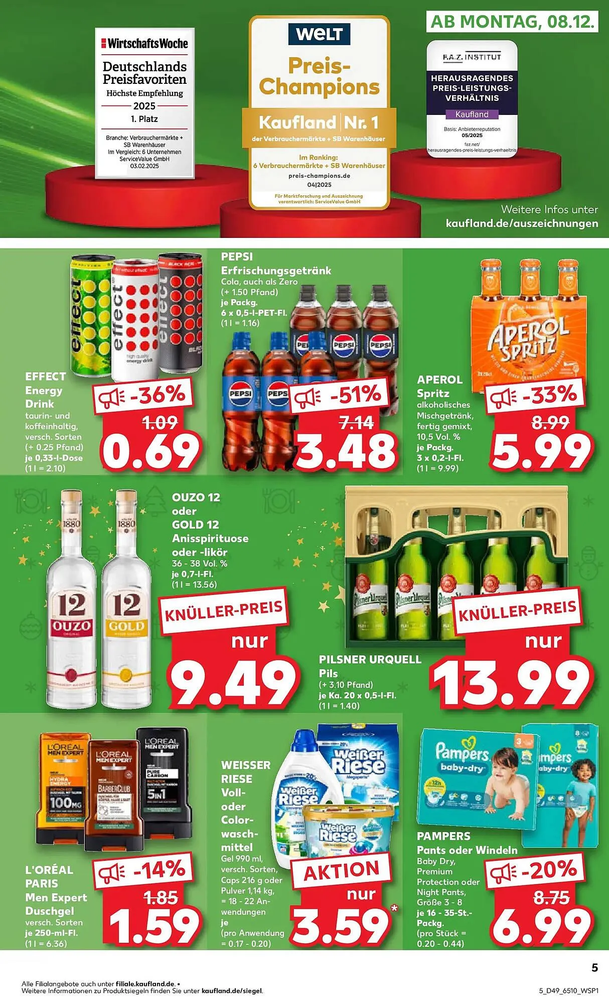 Kaufland Prospekt von 7. Dezember bis 10. Dezember 2025 - Prospekt seite 5
