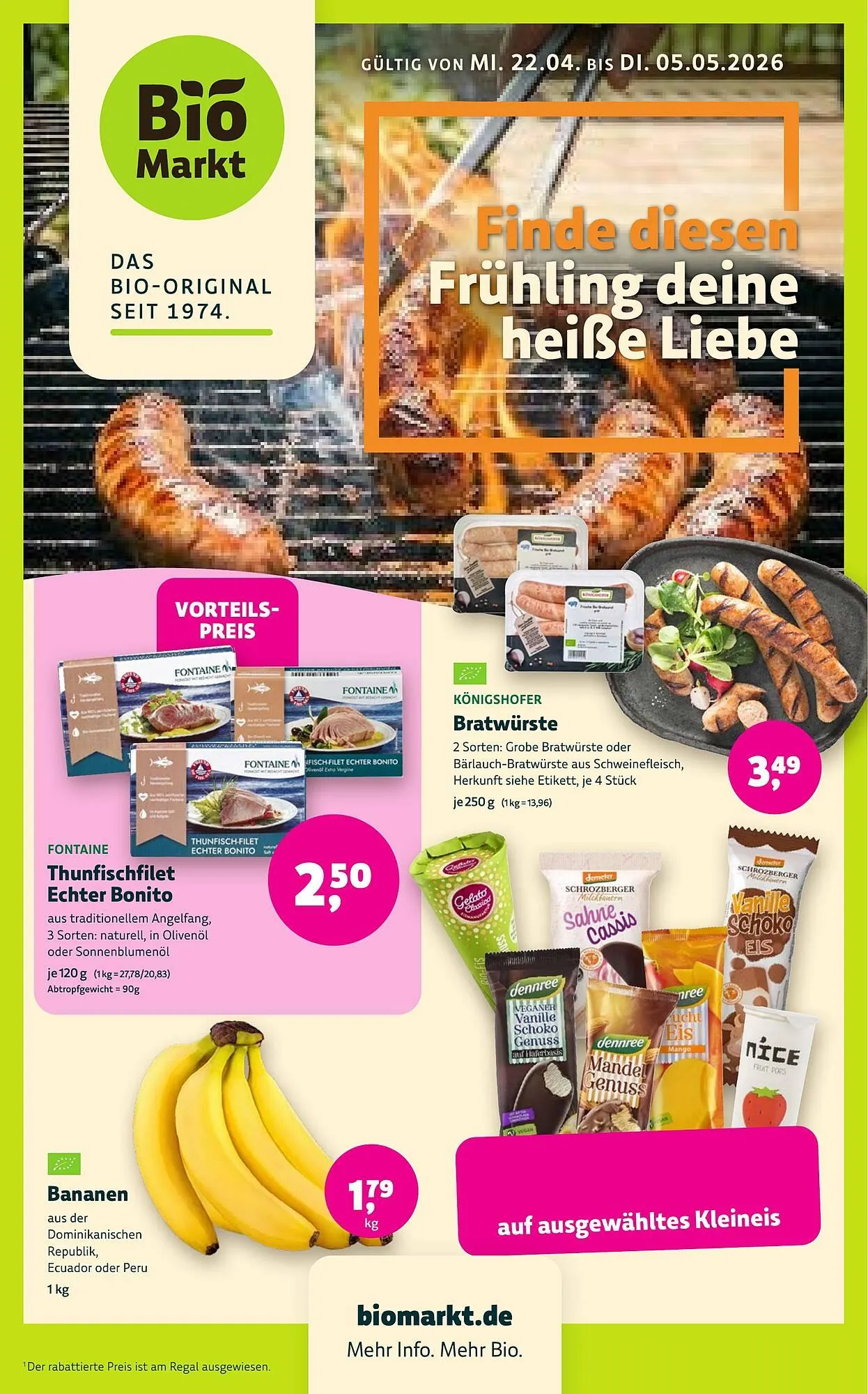 Aleco Biomarkt Prospekt von 22. April bis 5. Mai 2026 - Prospekt seite 1