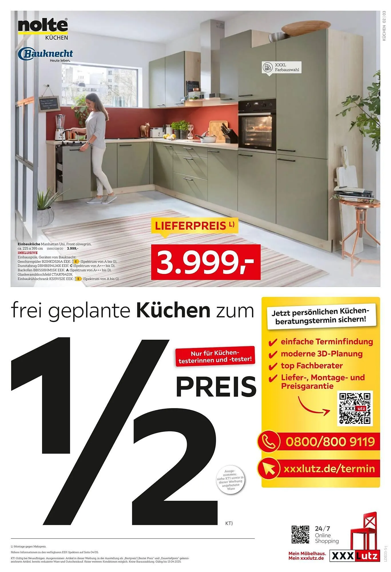 XXXLutz Prospekt von 7. April bis 5. Mai 2025 - Prospekt seite 3