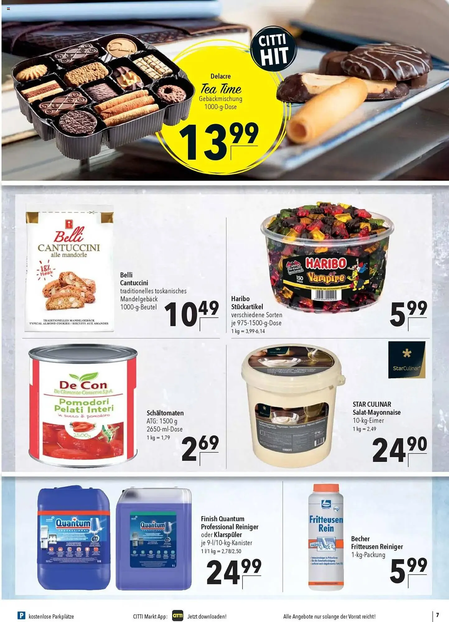 CITTI Markt Prospekt von 30. Juli bis 12. August 2025 - Prospekt seite 7