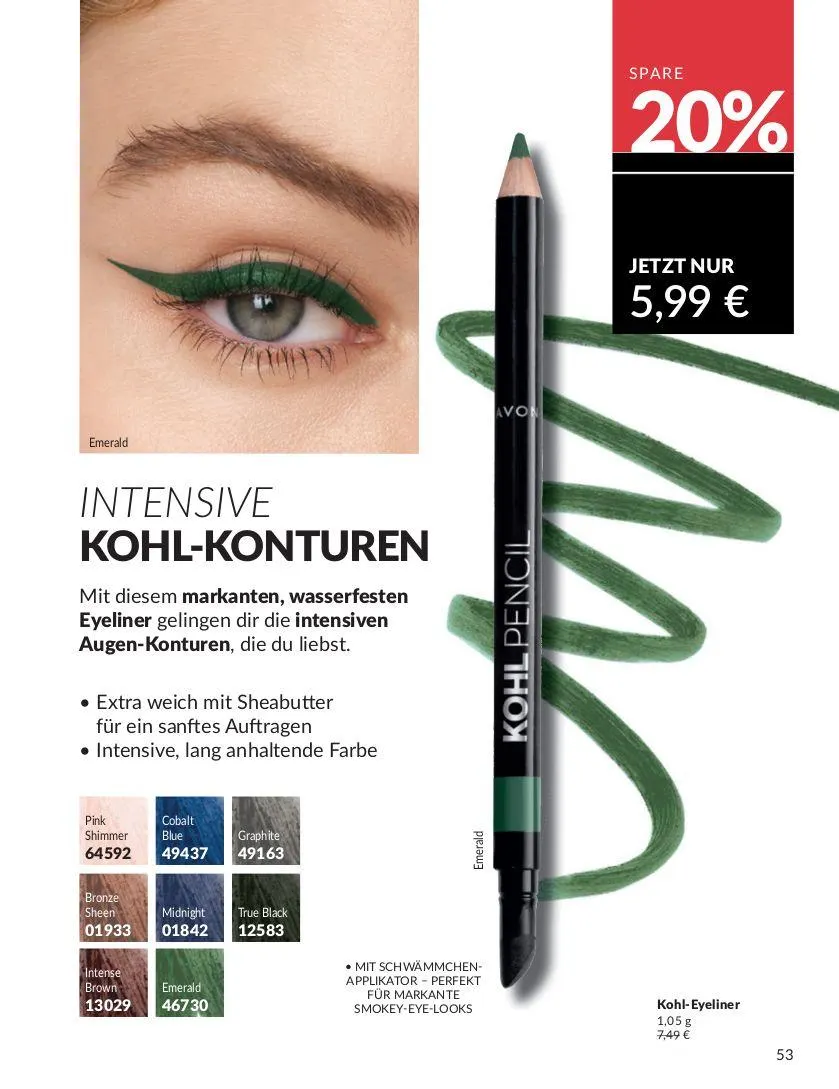 Avon Aktueller Prospekt von 4. Juni bis 18. Juni 2025 - Prospekt seite 53