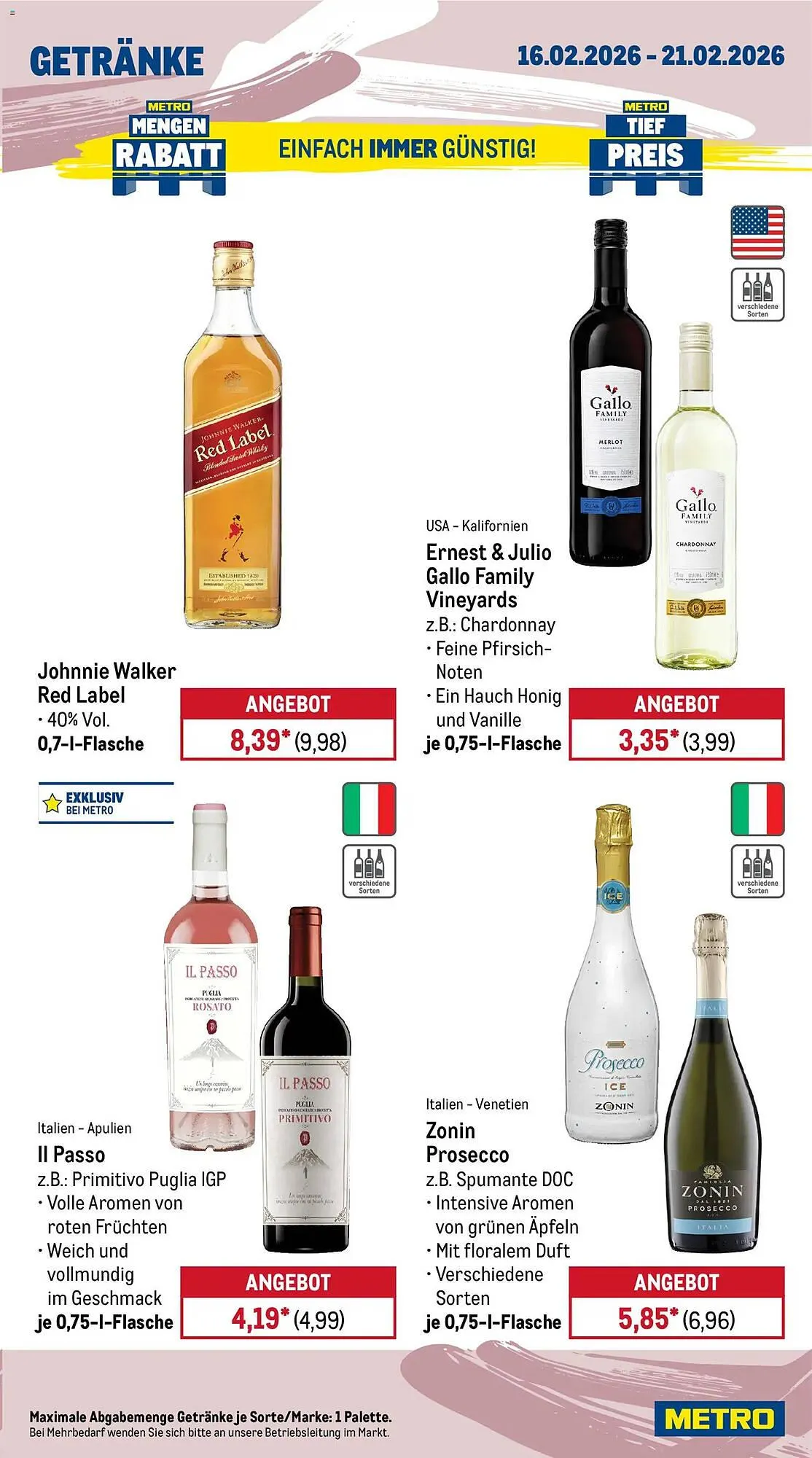 METRO Prospekt von 16. Februar bis 21. Februar 2026 - Prospekt seite 15