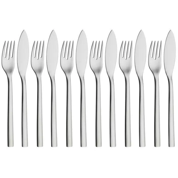 Nuova Fischbesteck-Set, 12-teilig