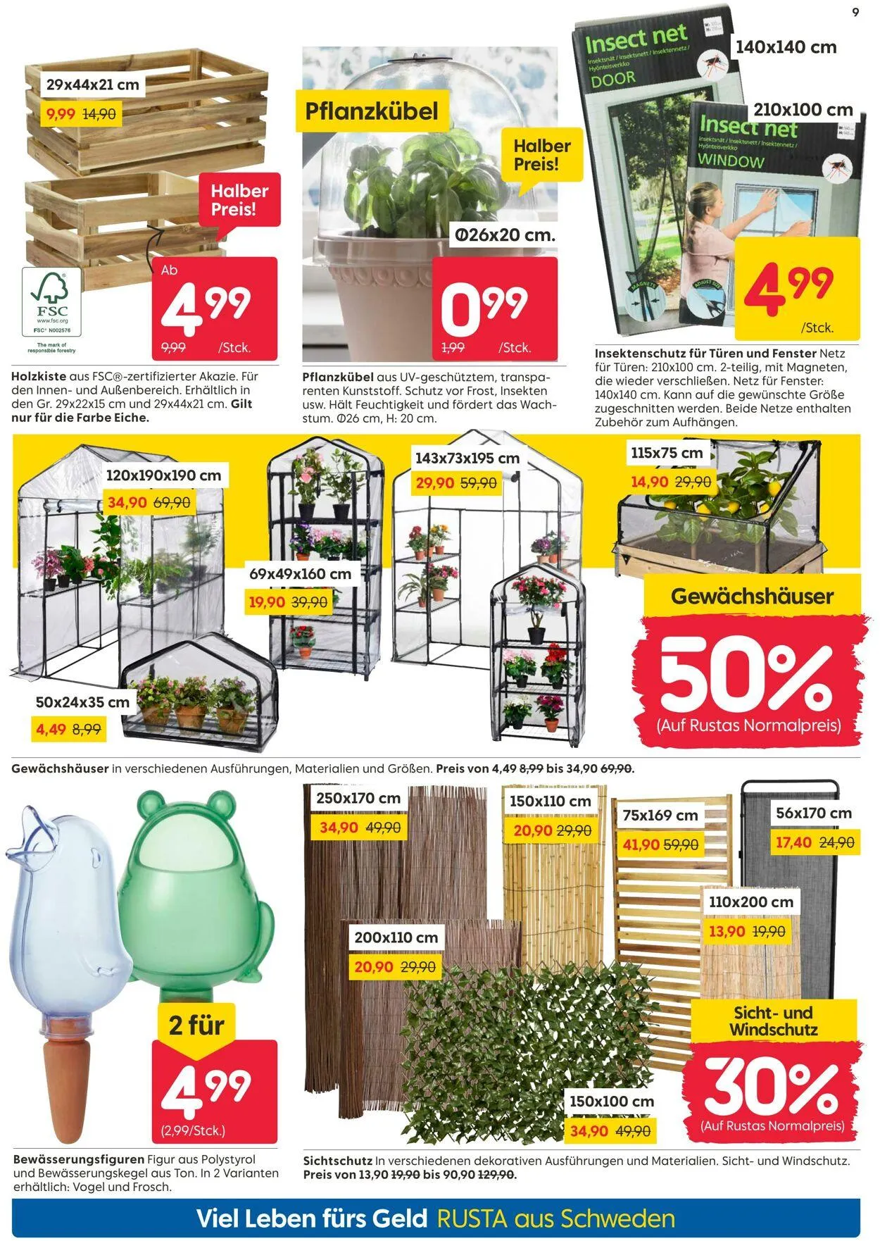 Rusta von 12. Mai bis 26. Mai 2025 - Prospekt seite 9