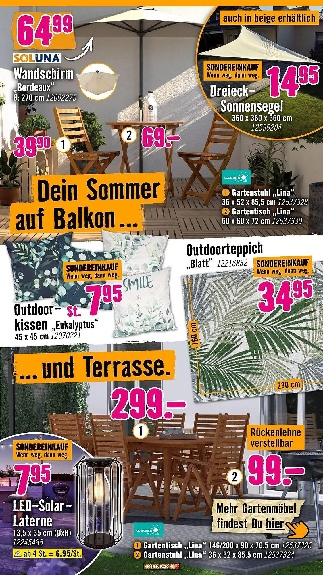 Hornbach Prospekt von 8. April bis 6. Mai 2026 - Prospekt seite 34