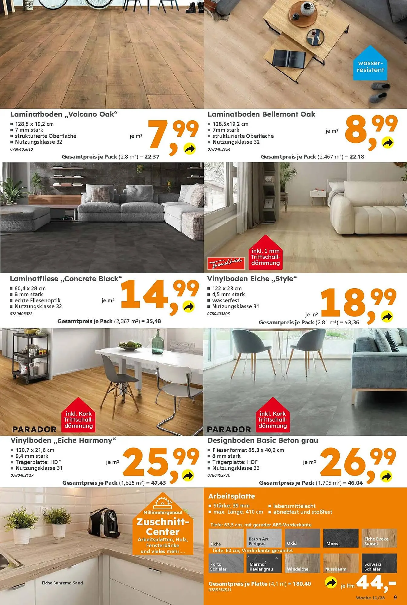 Globus Baumarkt Prospekt von 8. März bis 14. März 2026 - Prospekt seite 9