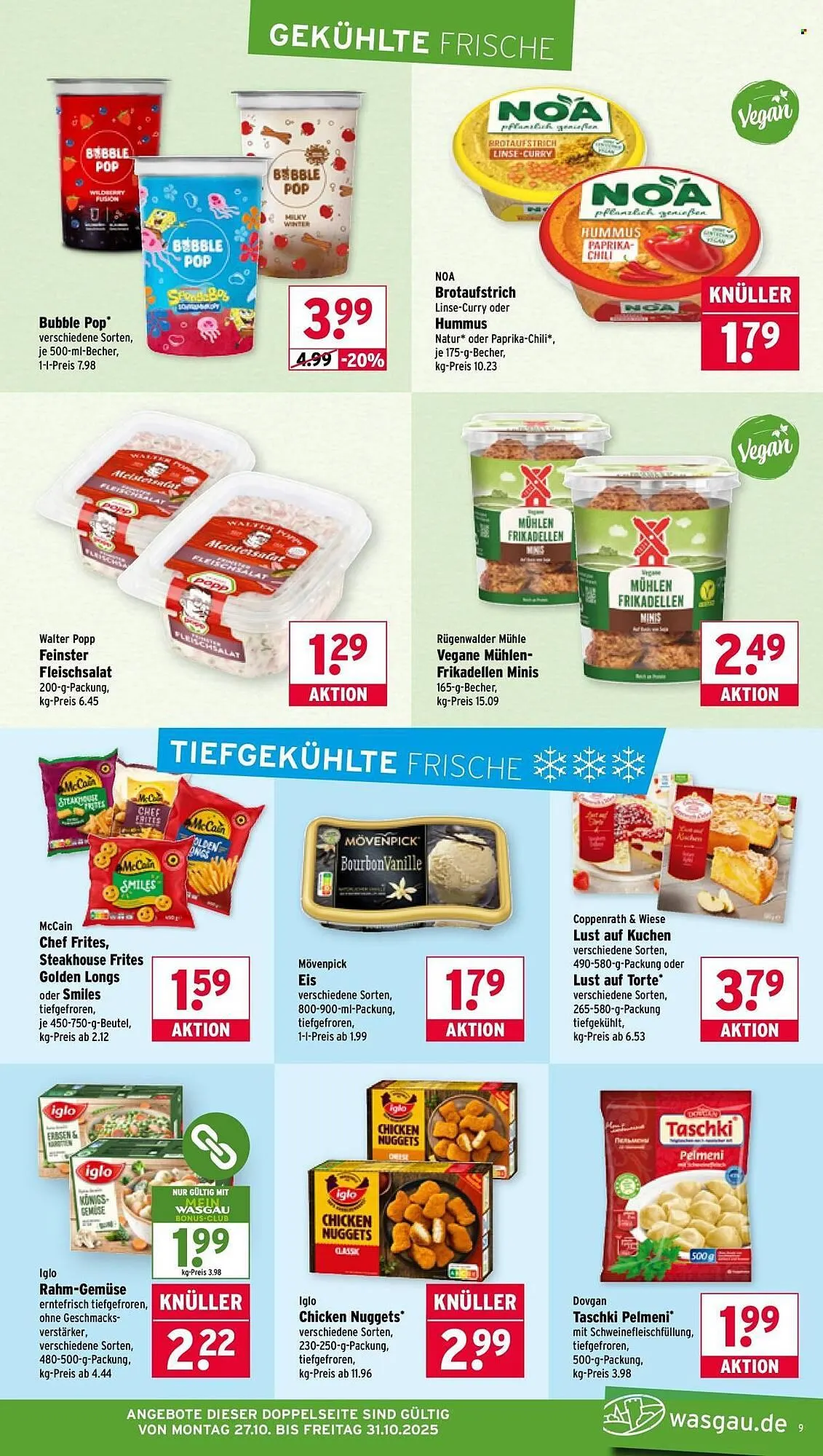 Wasgau Prospekt von 27. Oktober bis 3. November 2025 - Prospekt seite 9