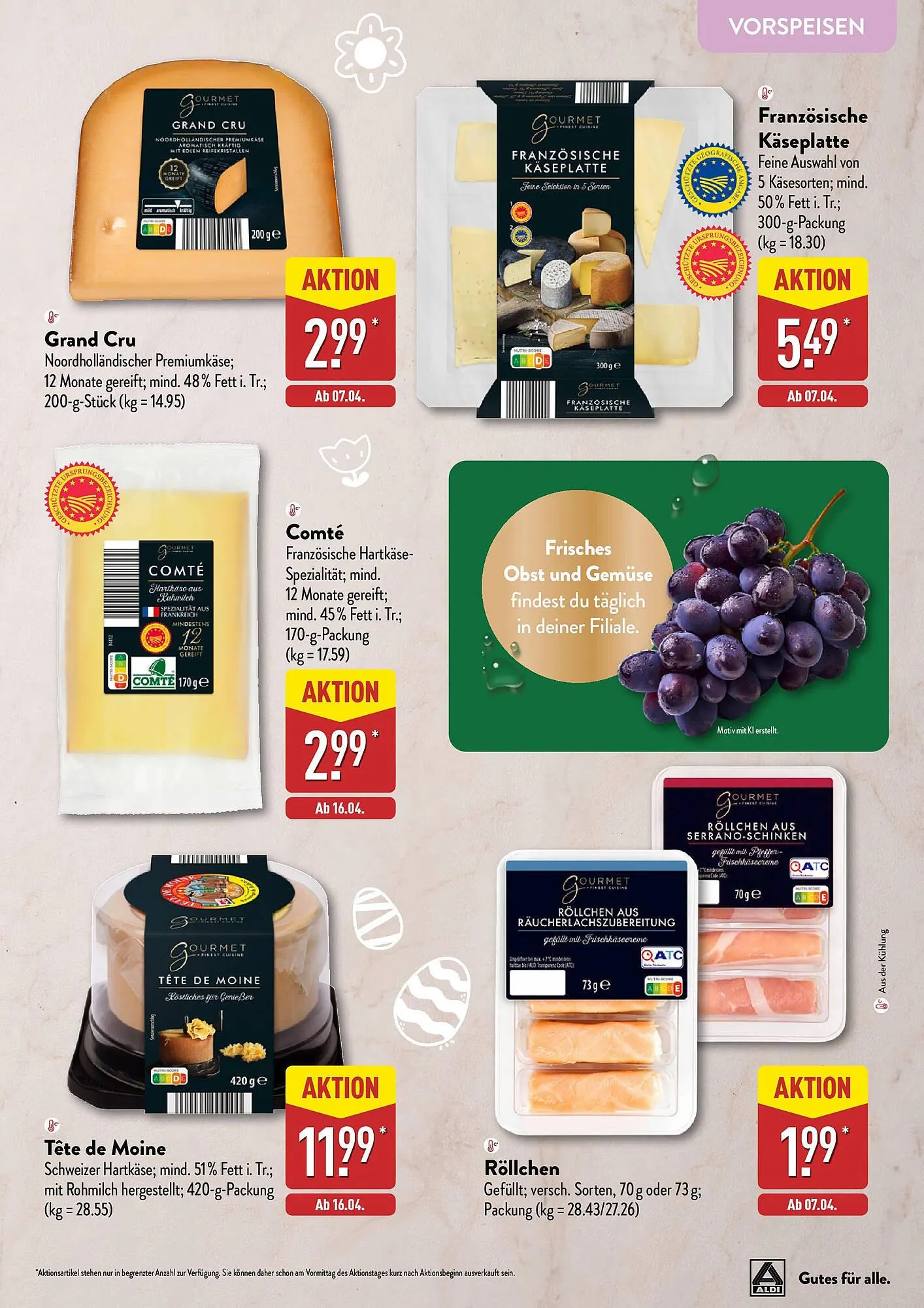 Aldi Nord Prospekt von 16. März bis 17. April 2025 - Prospekt seite 7