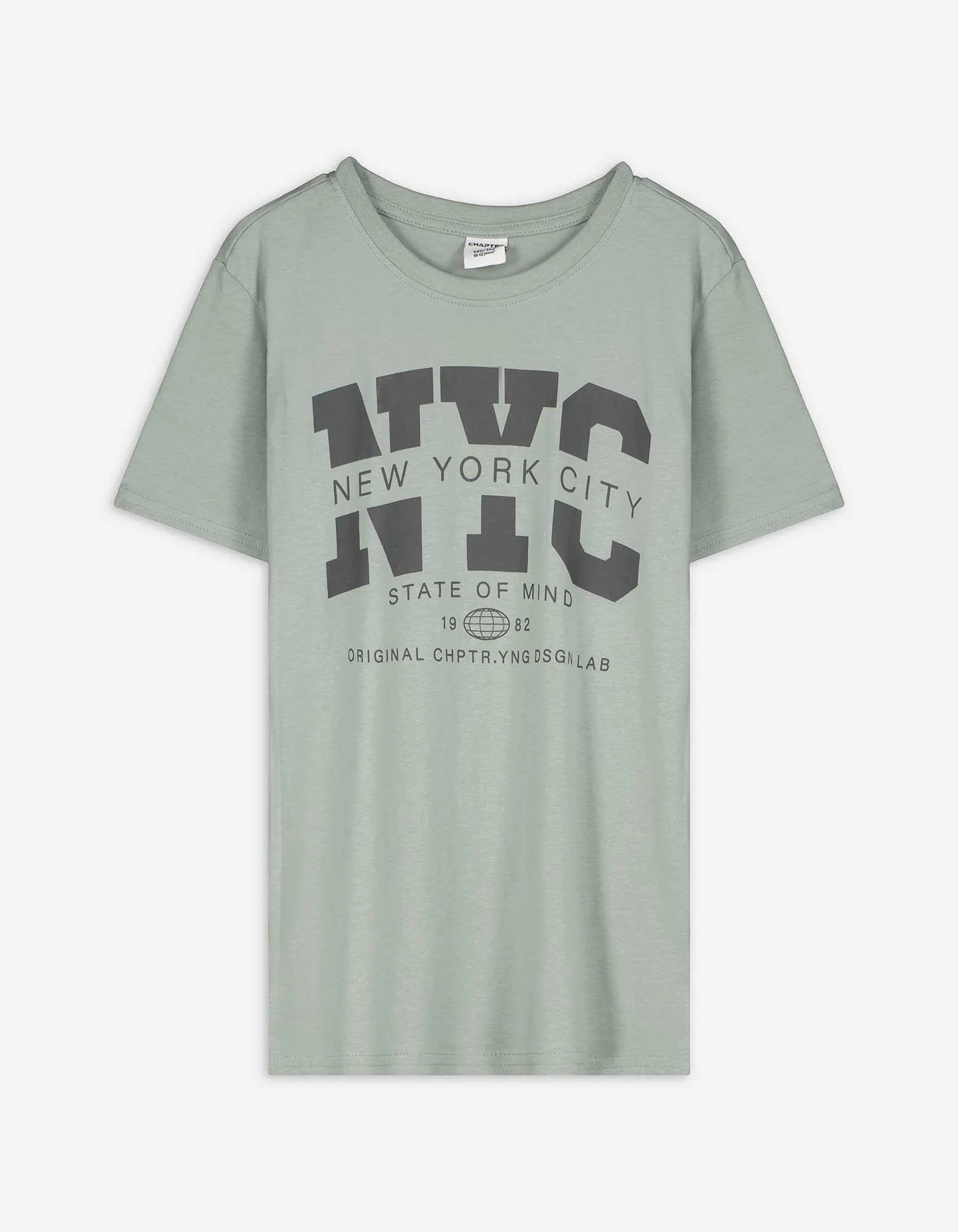 T-Shirt - Frontprint - hellgrün