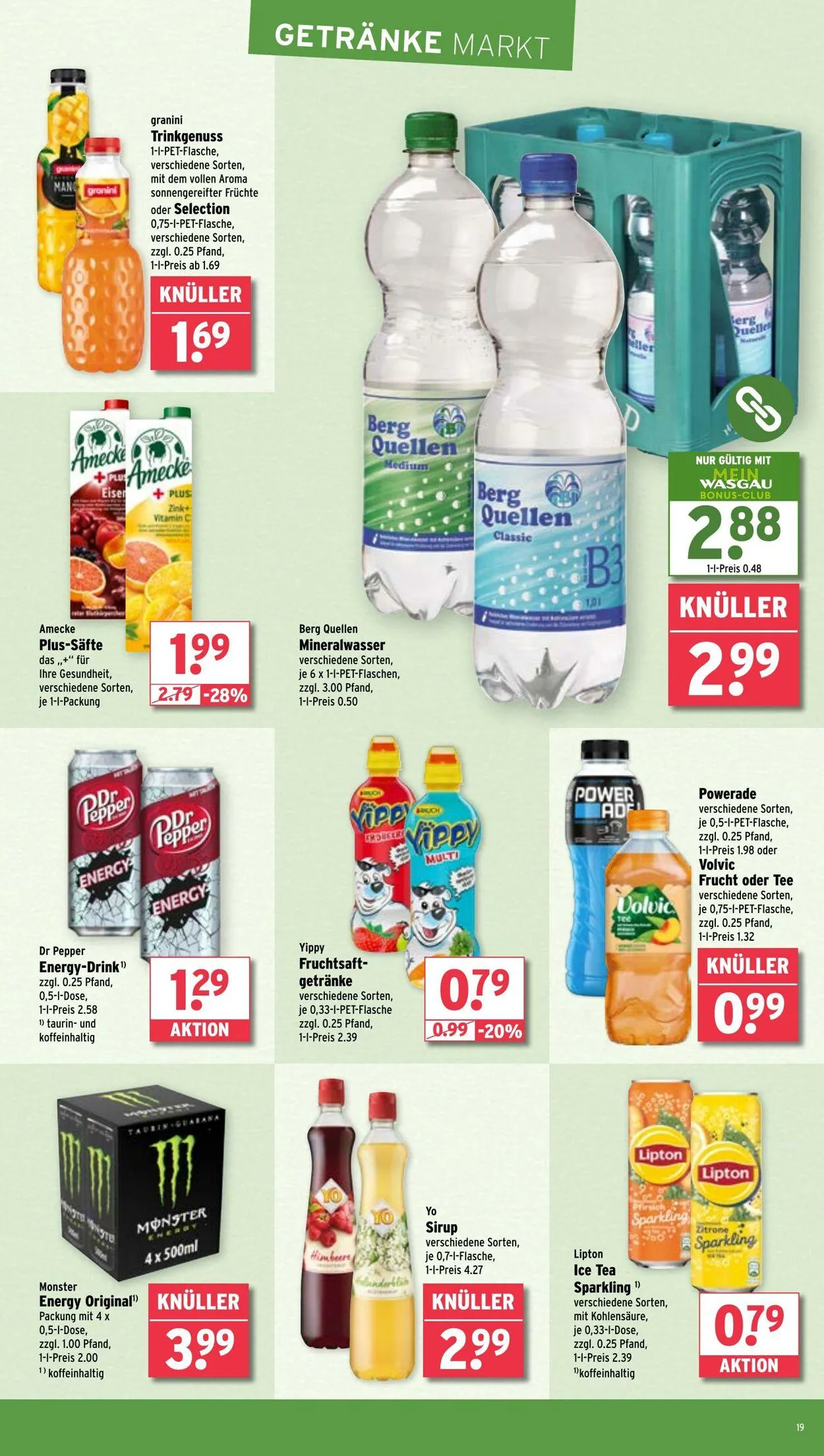 Wasgau von 9. Juni bis 14. Juni 2025 - Prospekt seite 19