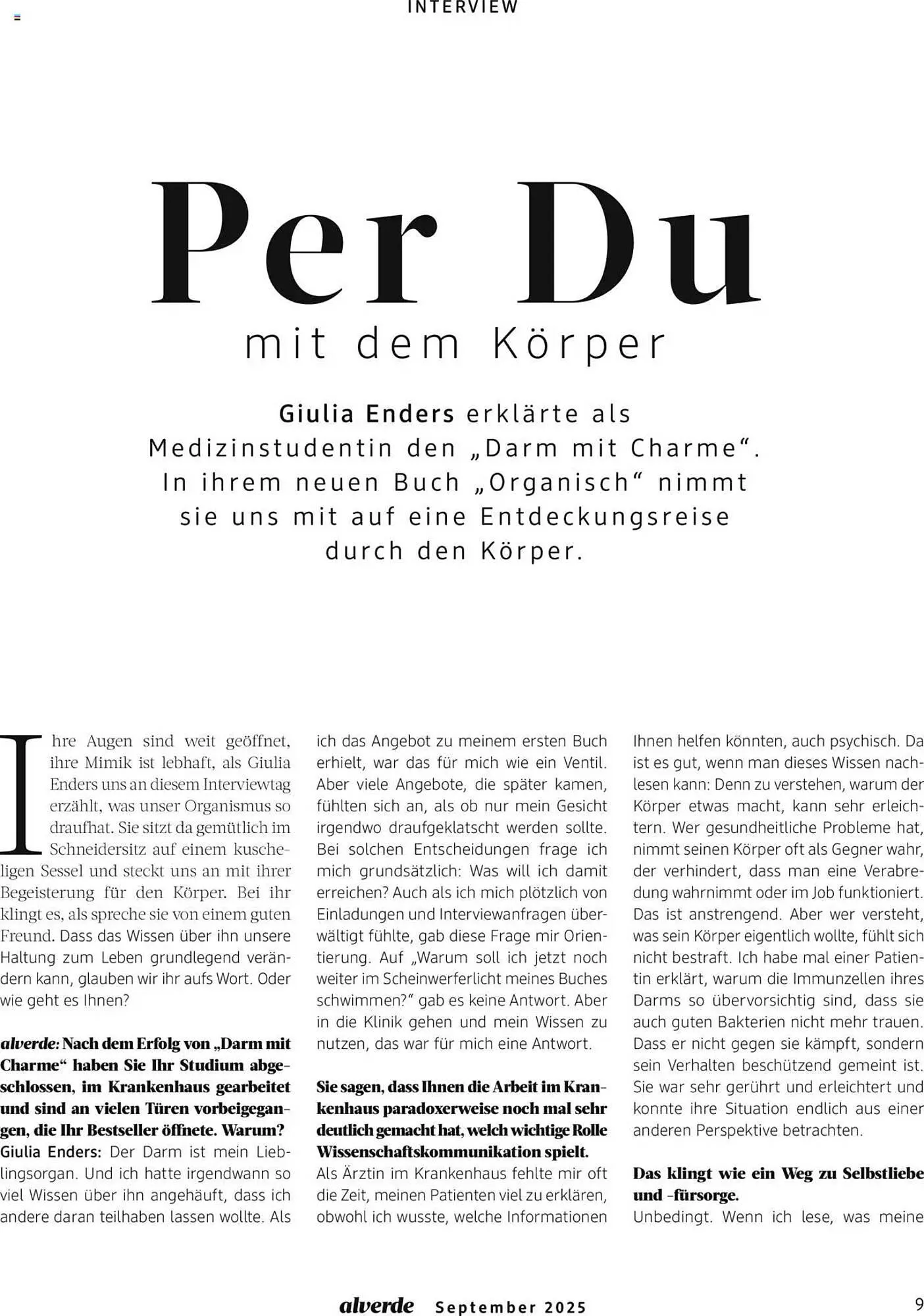 dm drogerie Magazin von 1. September bis 30. September 2025 - Prospekt seite 9