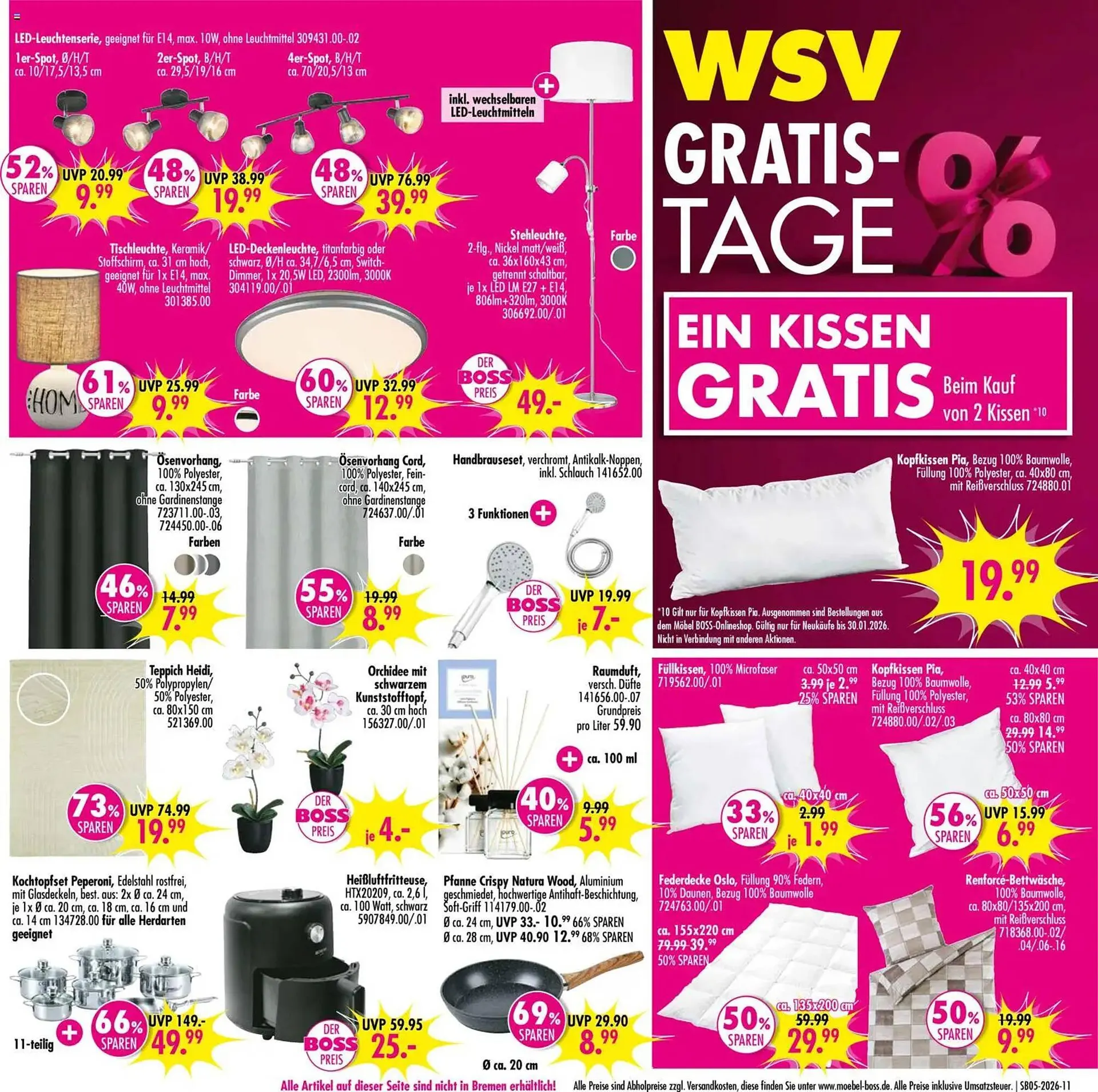 Möbel Boss Prospekt von 24. Januar bis 30. Januar 2026 - Prospekt seite 11