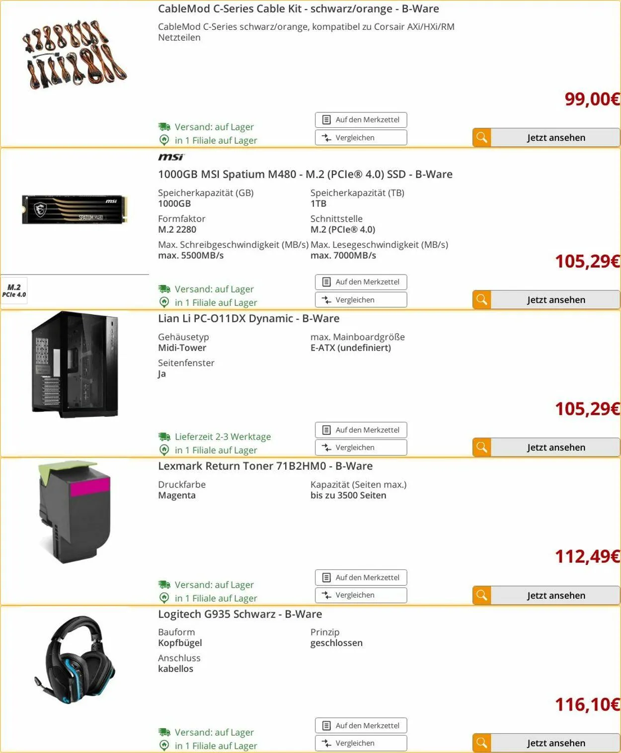 ARLT Computer Aktueller Prospekt von 21. April bis 27. April 2025 - Prospekt seite 12