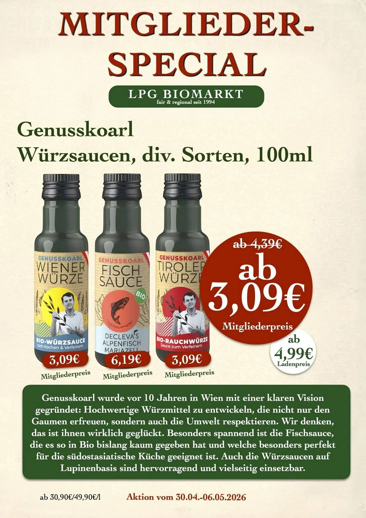 LPG Biomarkt Prospekt von 30. April bis 6. Mai 2026 - Prospekt seite 12