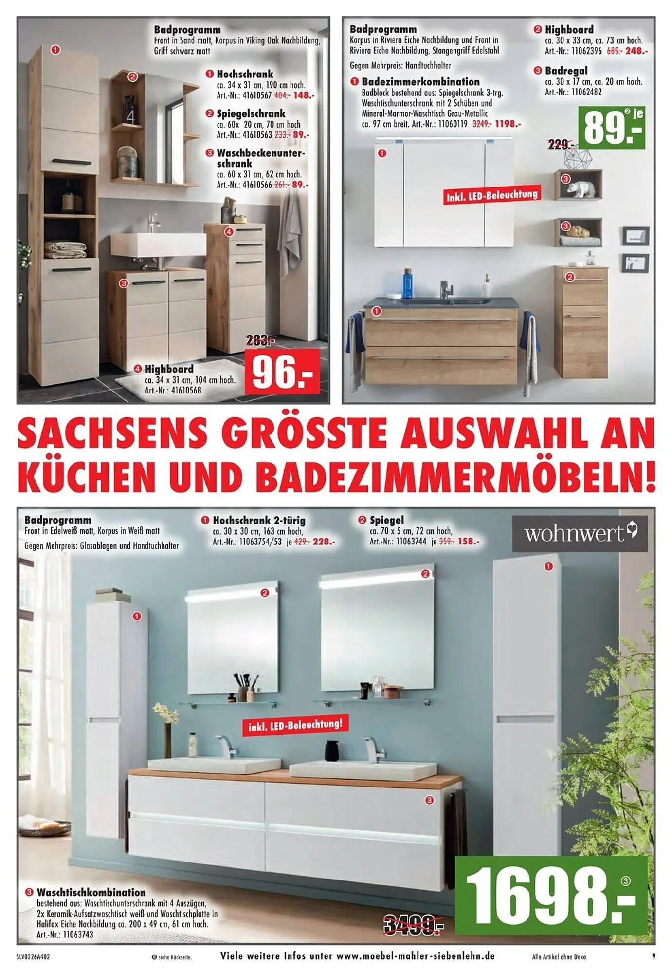 Möbel Mahler Katalog von 18. Februar bis 24. Februar 2026 - Prospekt seite 9