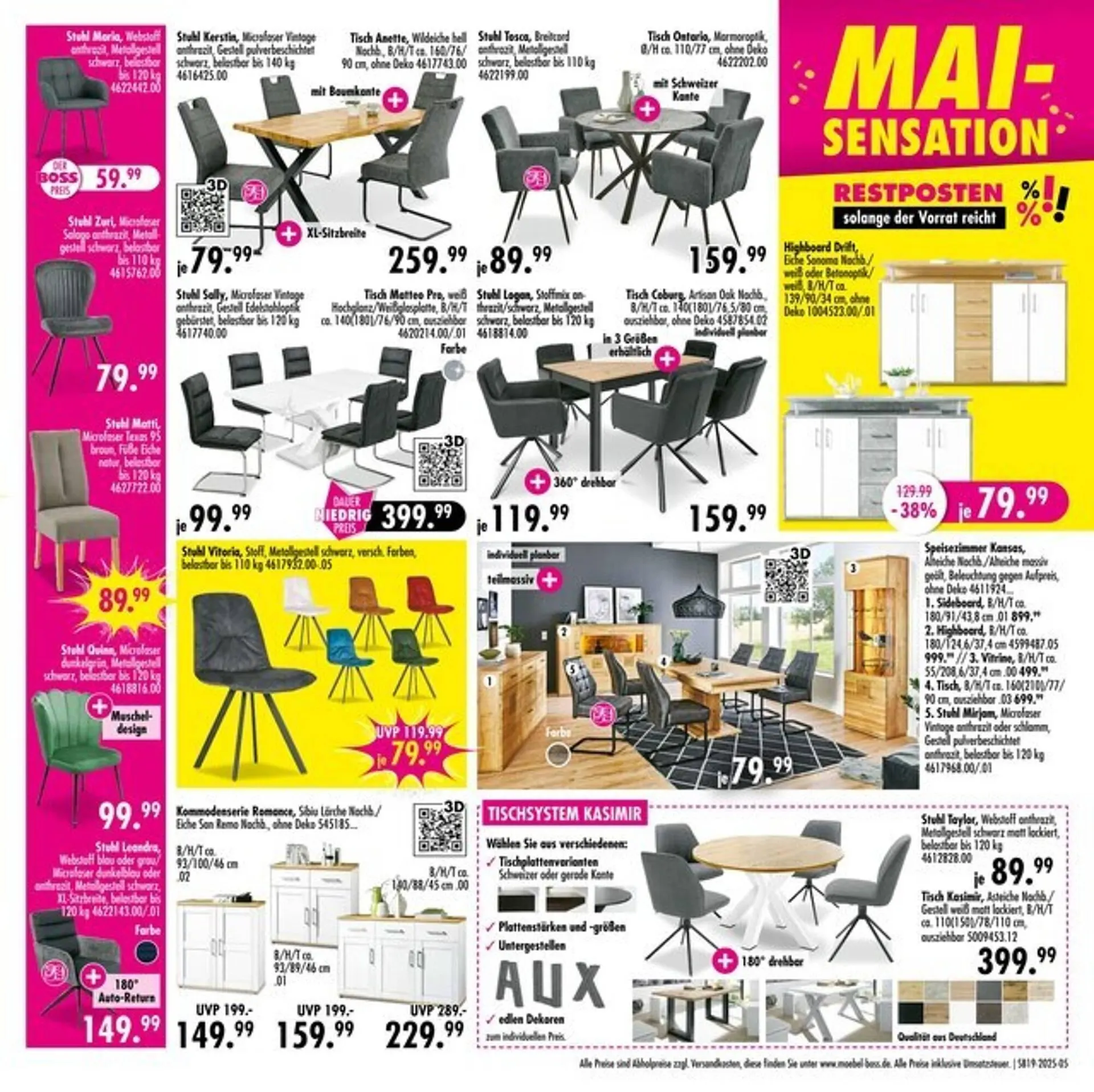 Möbel Boss Prospekt von 5. Mai bis 25. Mai 2025 - Prospekt seite 5