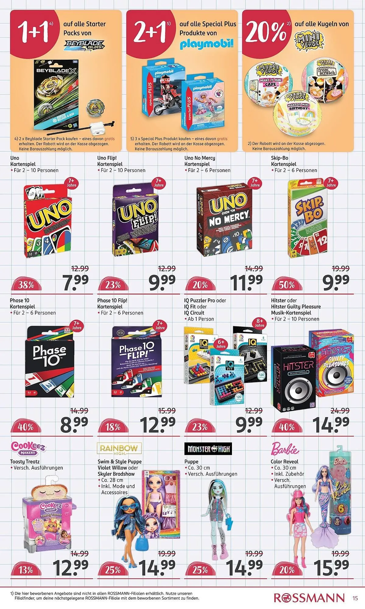 Rossmann Prospekt von 30. Juni bis 26. August 2025 - Prospekt seite 15