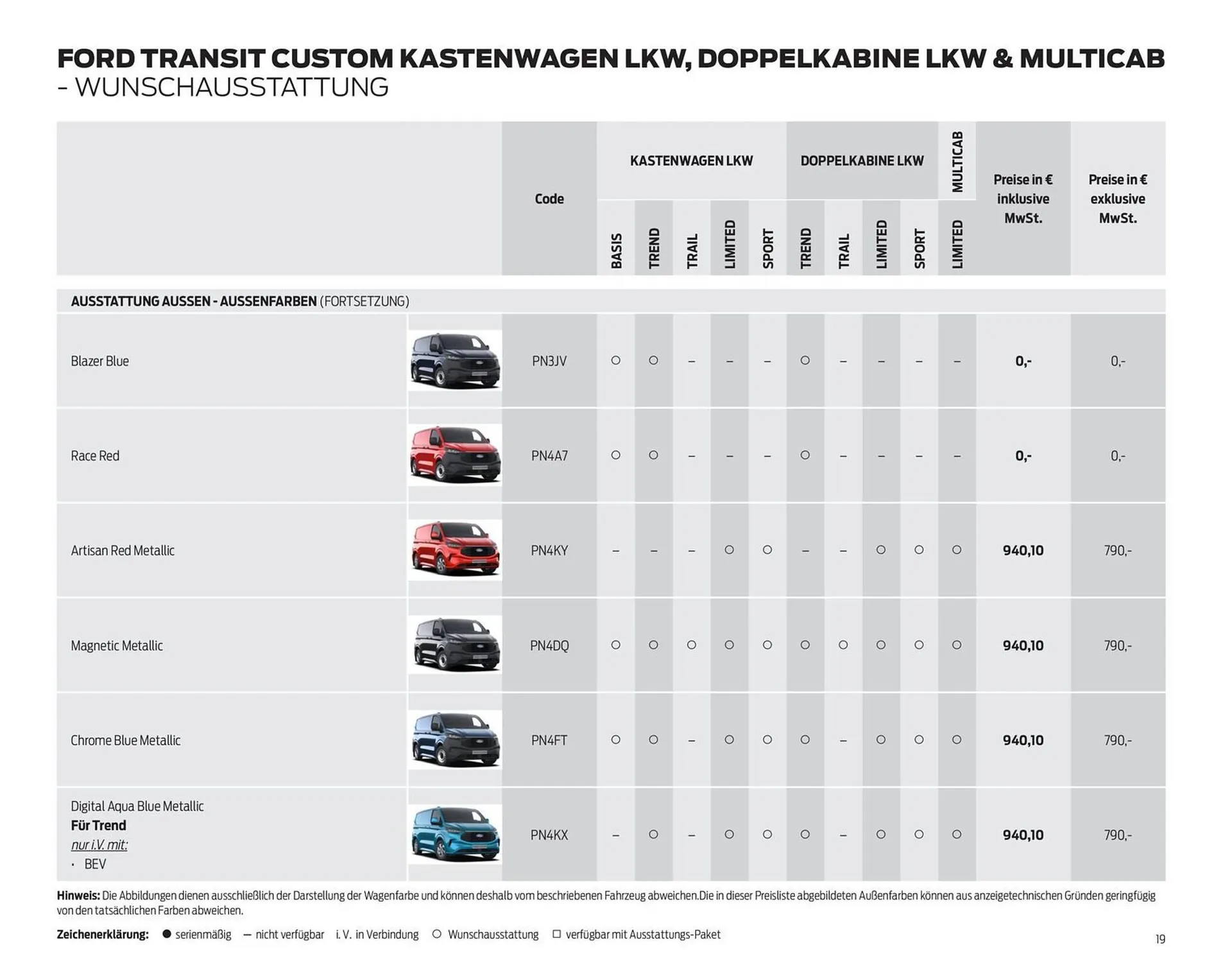 Ford Prospekt von 25. März bis 8. April 2026 - Prospekt seite 19