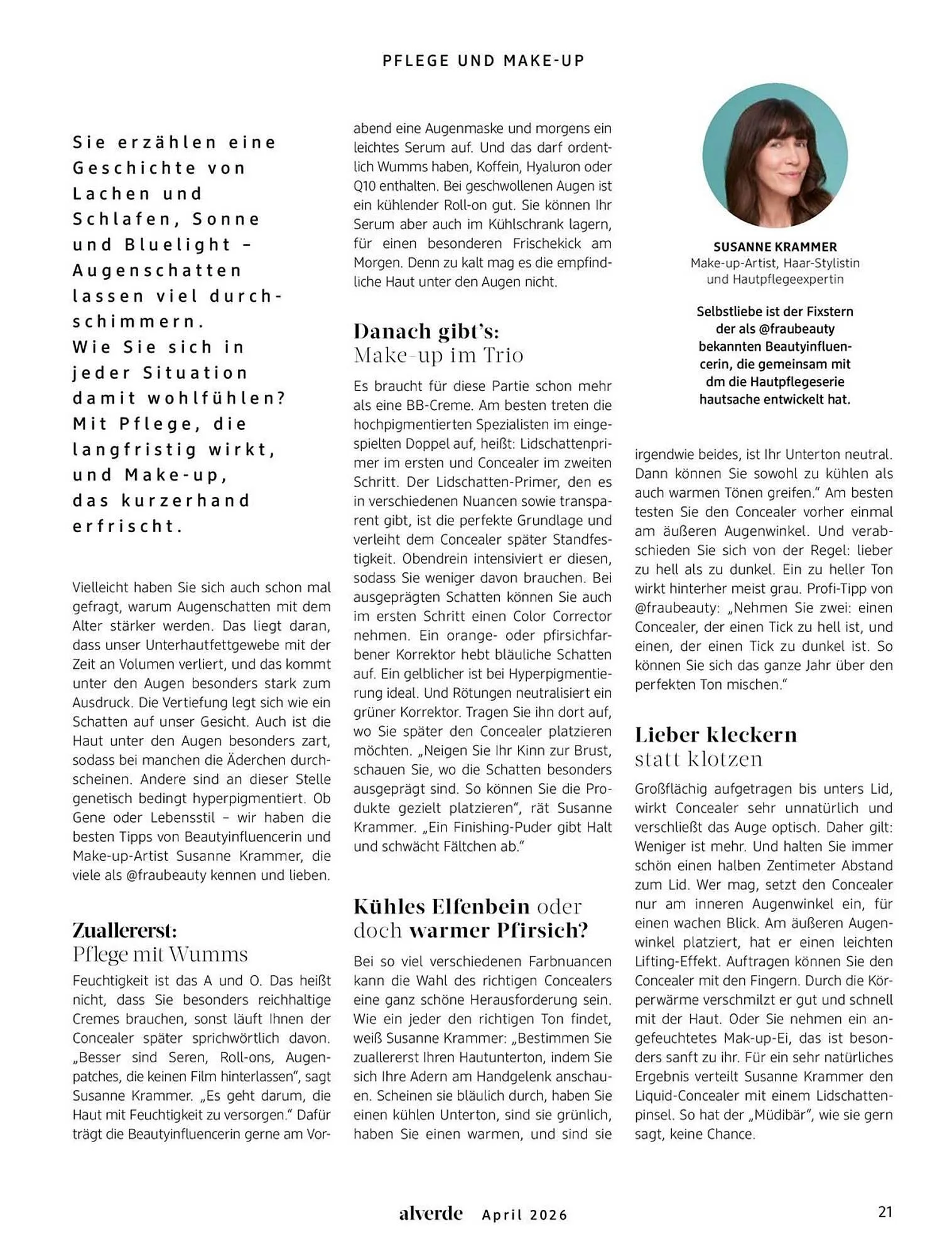 Dm drogerie Magazin von 1. April bis 30. April 2026 - Prospekt seite 21