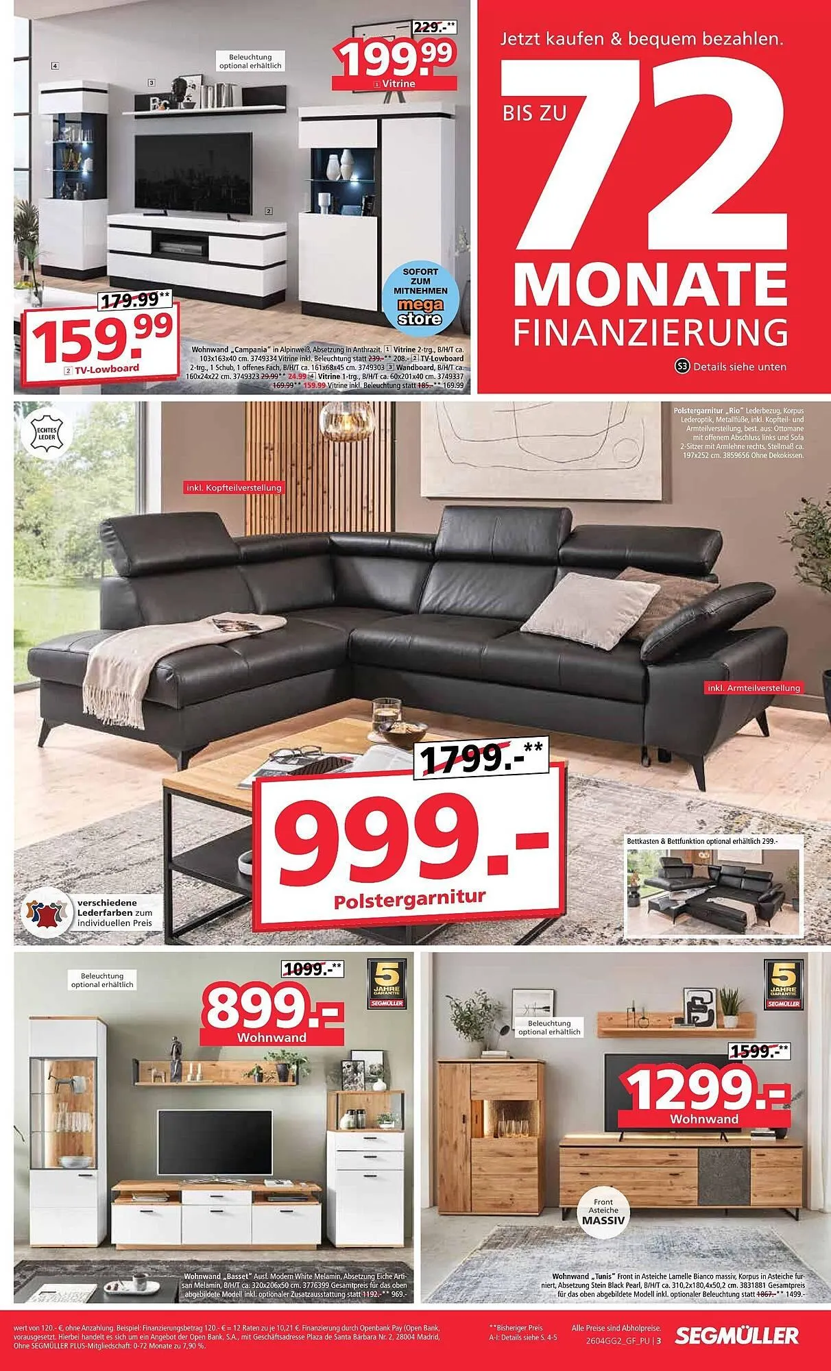 Segmüller Prospekt von 11. April bis 25. April 2026 - Prospekt seite 3