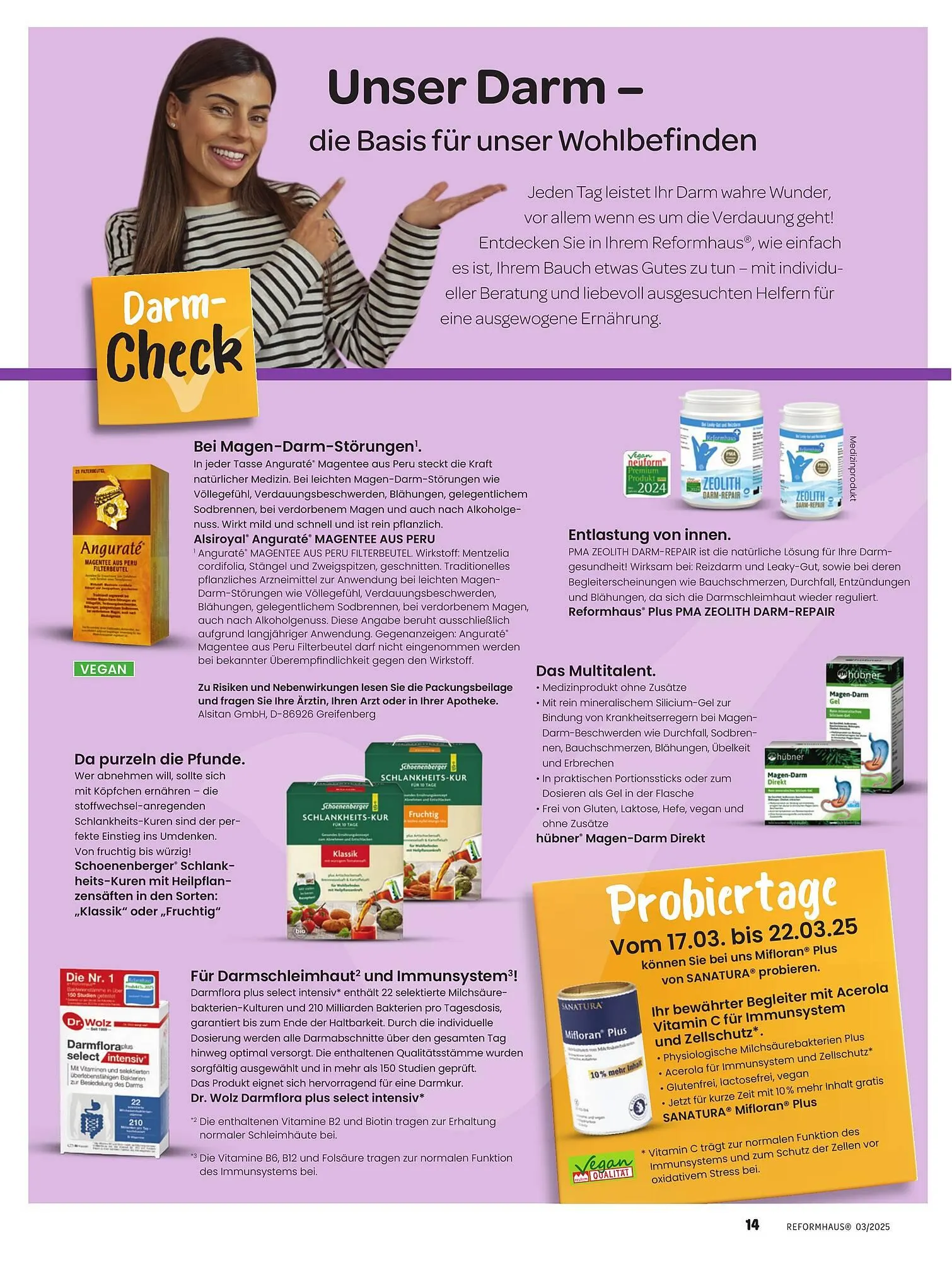 Reformhaus Prospekt von 1. März bis 31. März 2025 - Prospekt seite 14