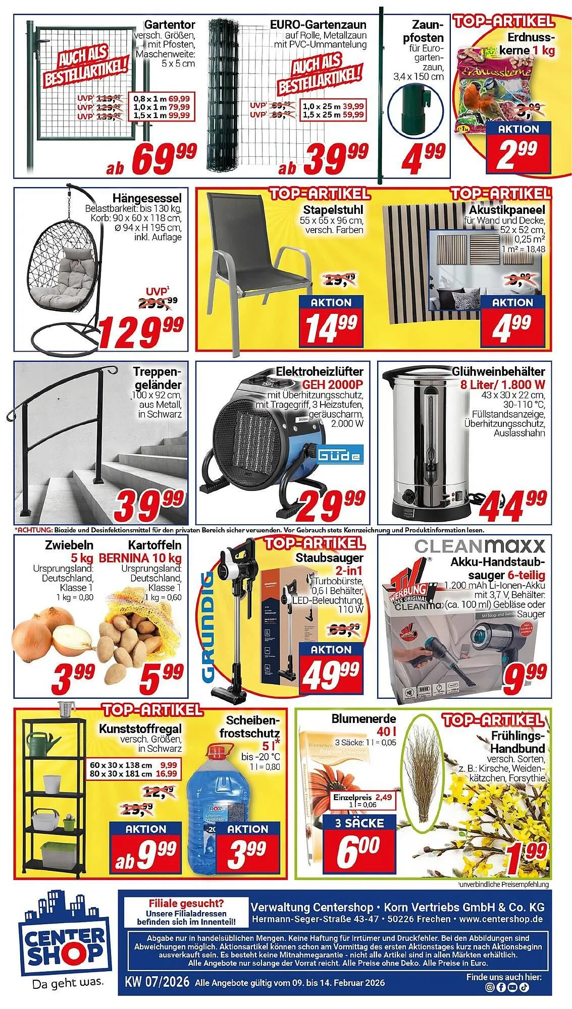 CENTERSHOP Prospekt von 9. Februar bis 14. Februar 2026 - Prospekt seite 16