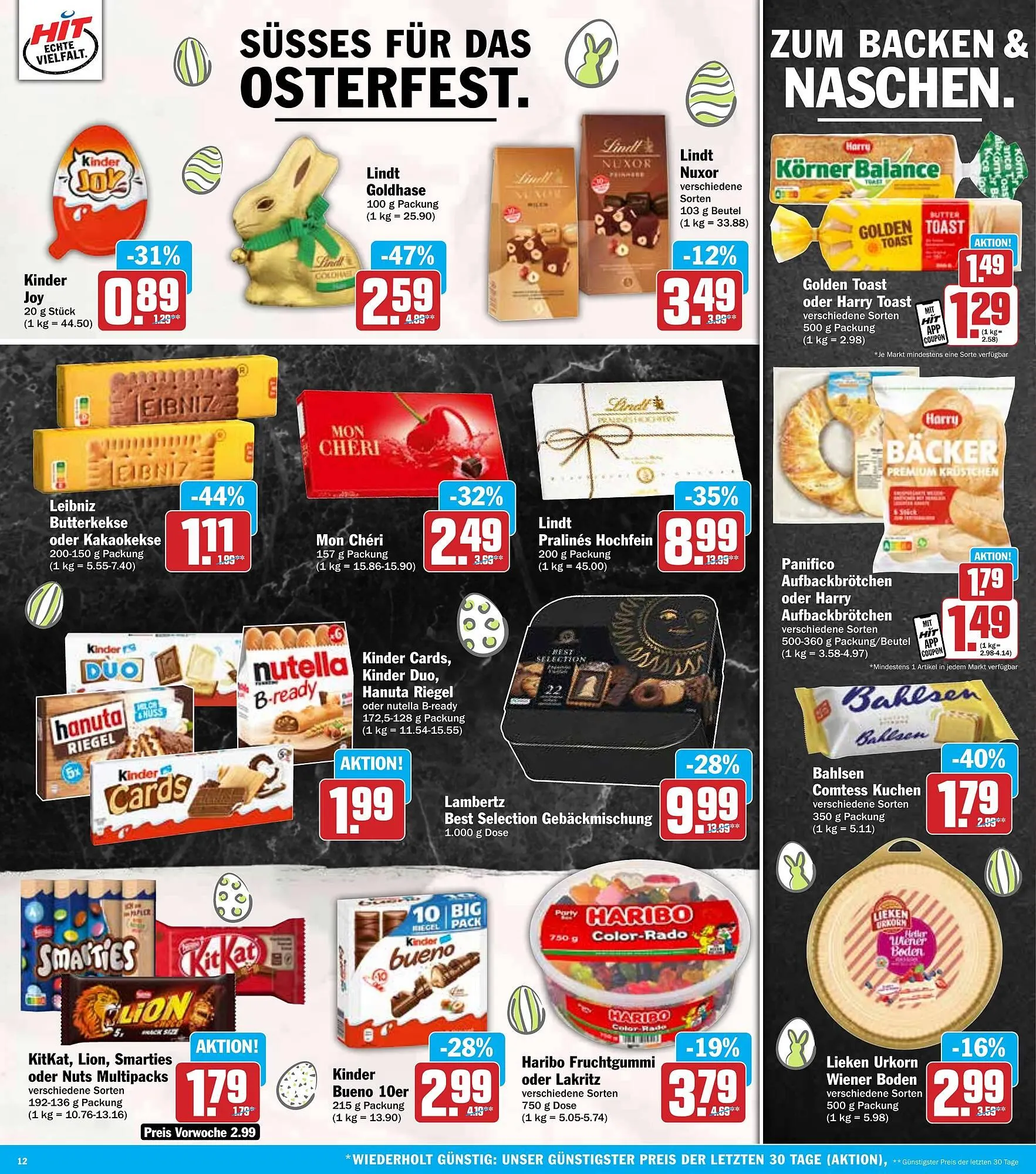 Hit Prospekt von 14. April bis 19. April 2025 - Prospekt seite 12