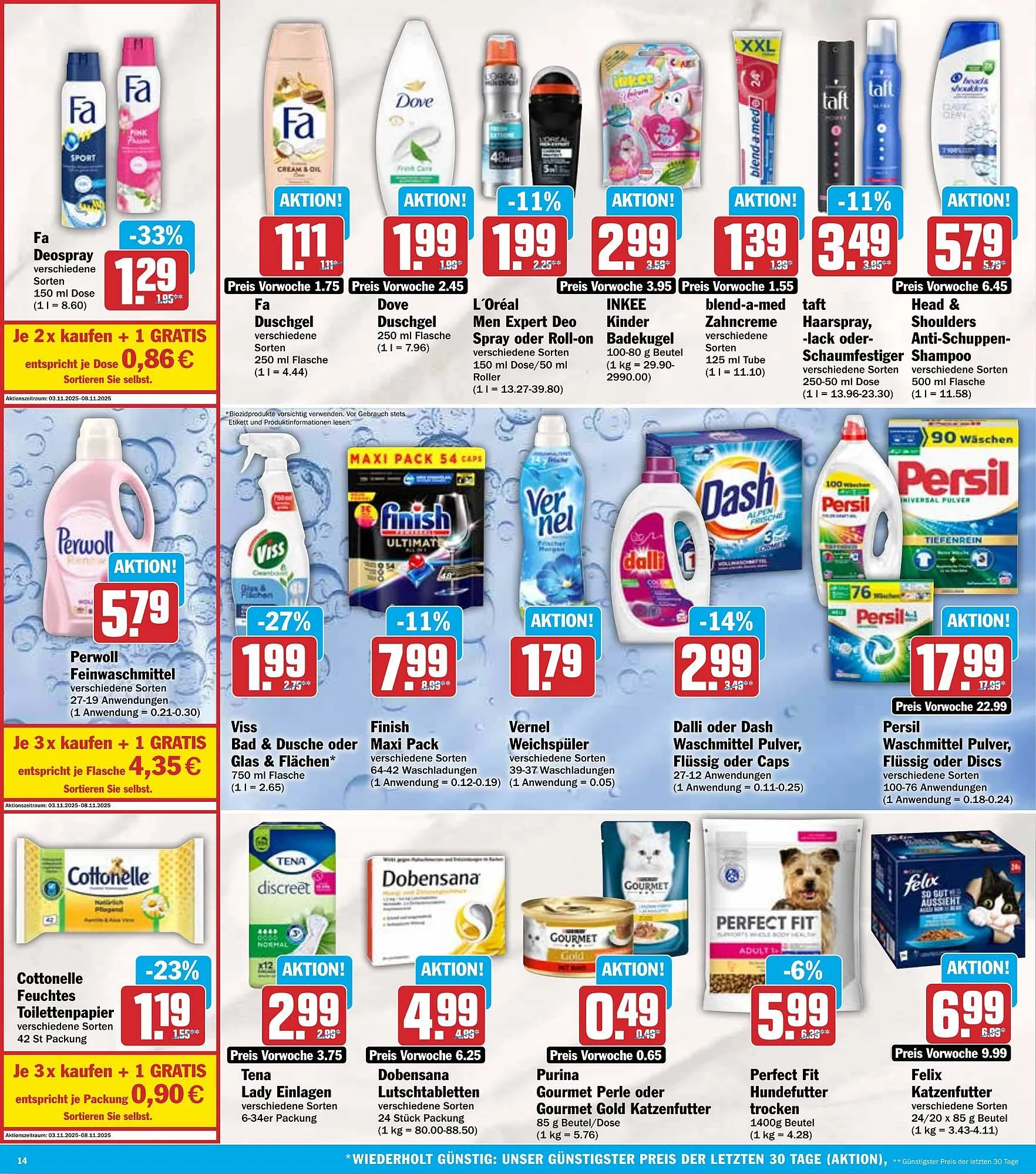 HIT Prospekt von 3. November bis 8. November 2025 - Prospekt seite 14