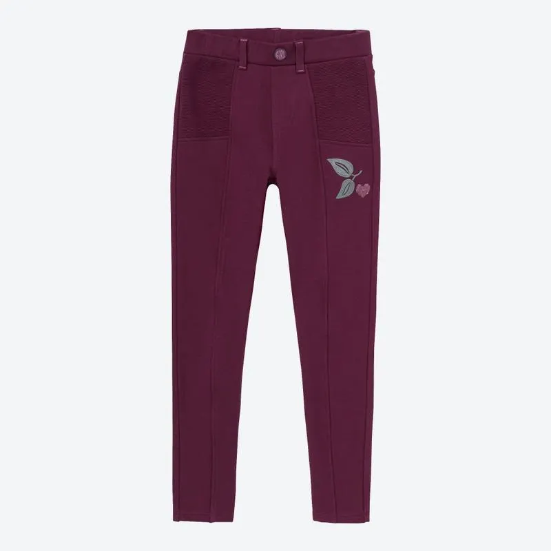 Kinder-Mädchen-Sweatleggings mit Pailletten