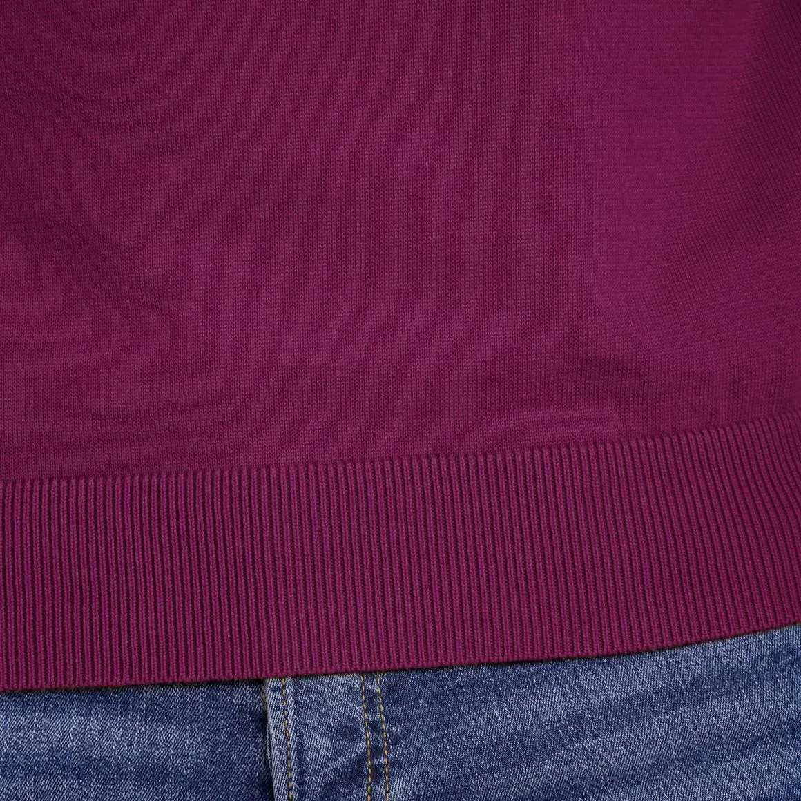 Herren Strickpullover mit V-Ausschnitt