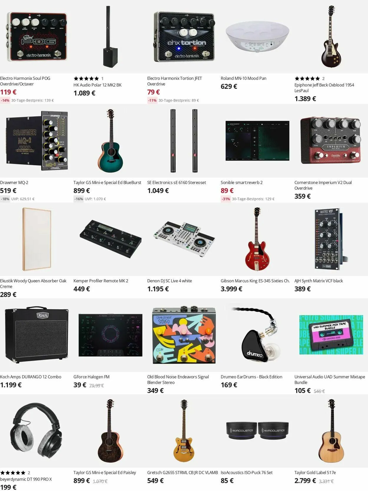 Thomann Aktueller Prospekt von 14. Juli bis 23. Juli 2025 - Prospekt seite 2