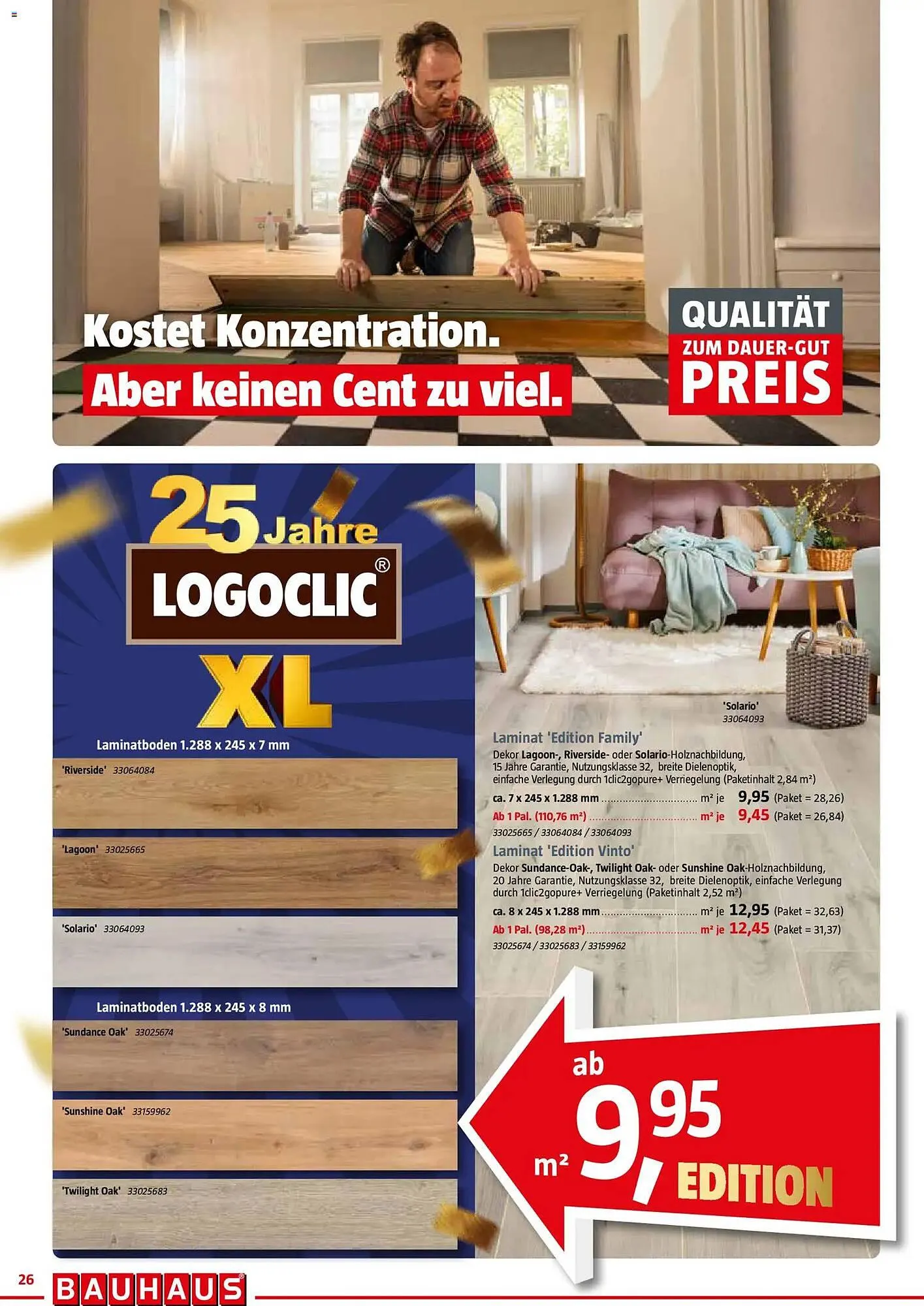 Bauhaus Prospekt von 28. März bis 11. April 2026 - Prospekt seite 26