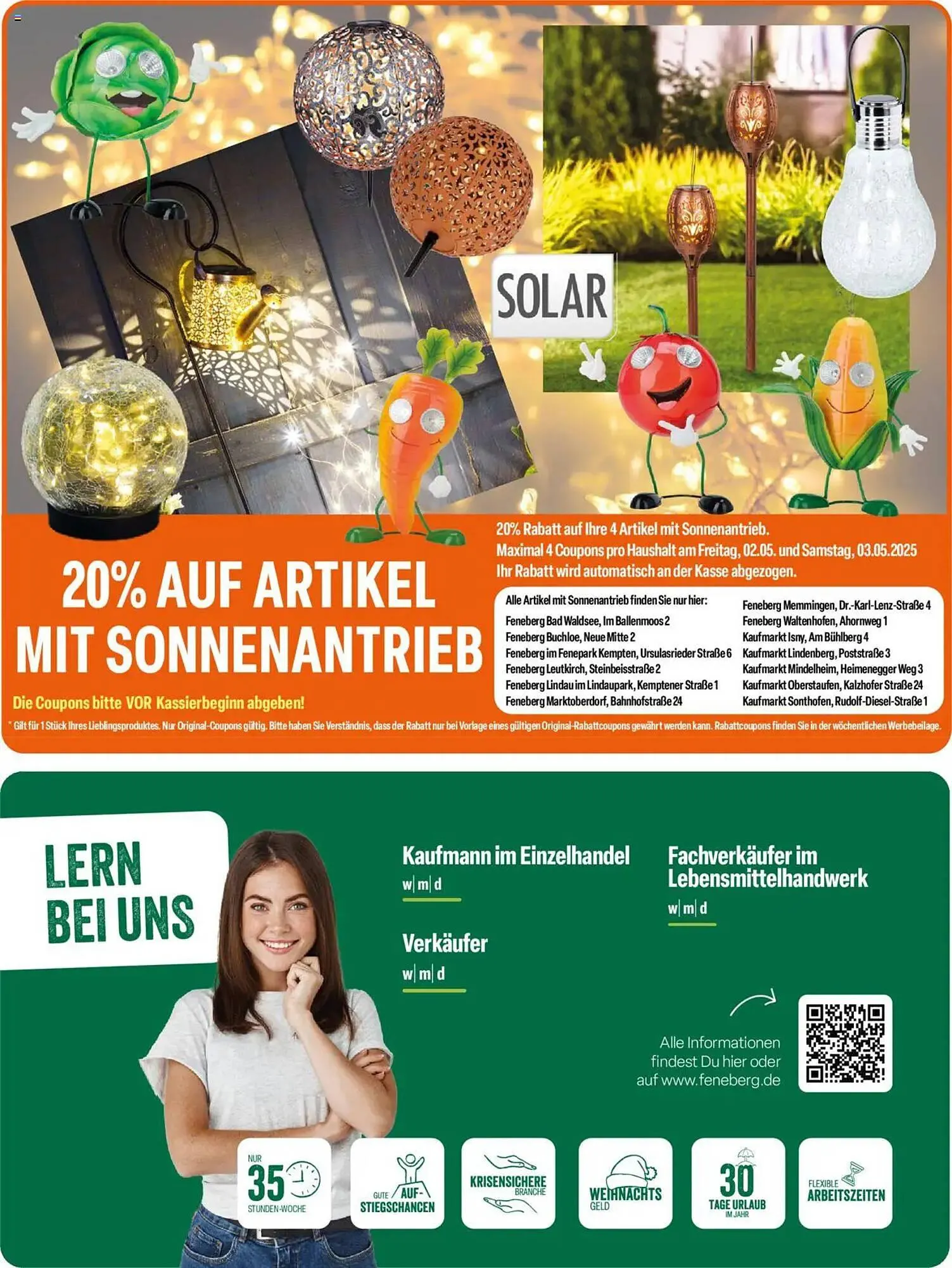 Feneberg Prospekt von 2. Mai bis 3. Mai 2025 - Prospekt seite 14