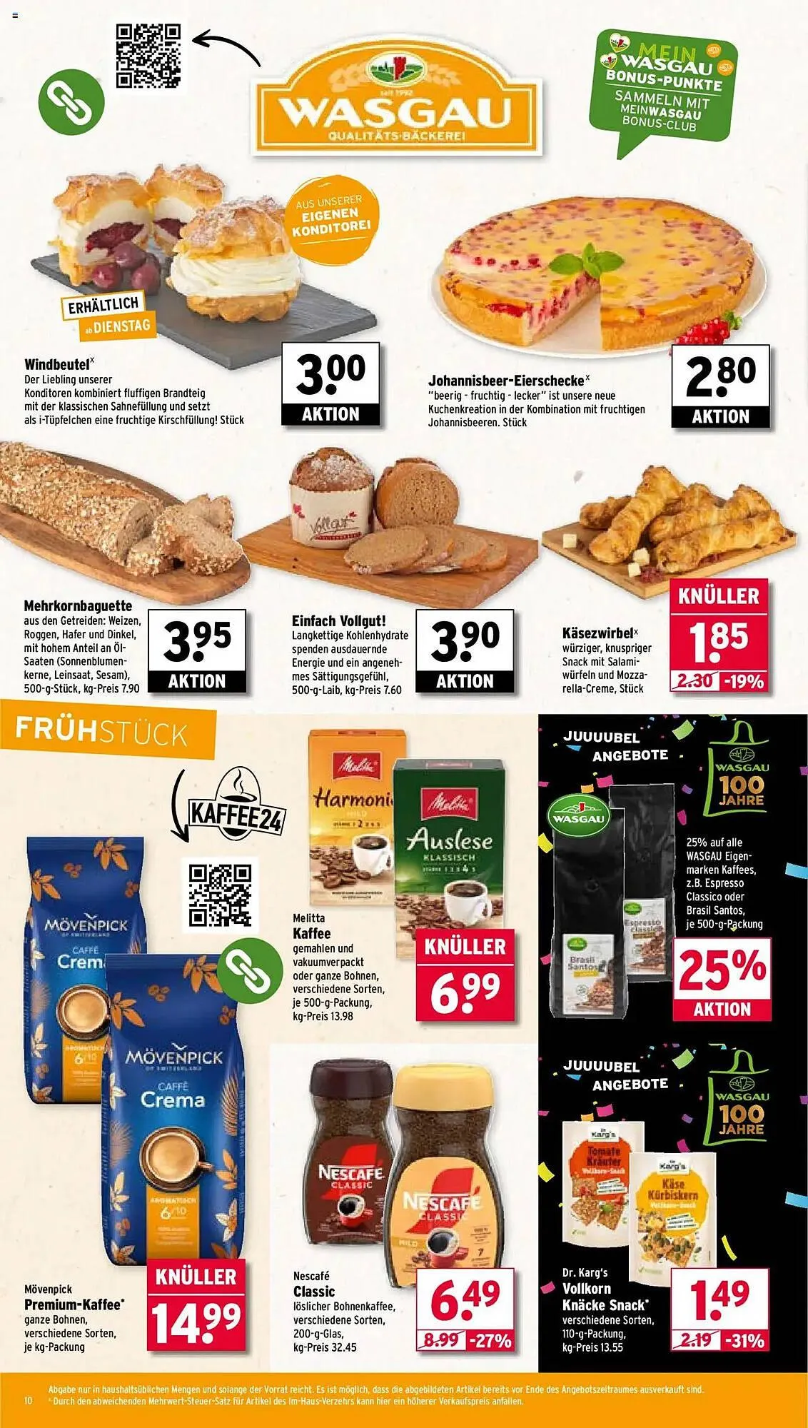 Wasgau Prospekt von 25. August bis 31. August 2025 - Prospekt seite 10