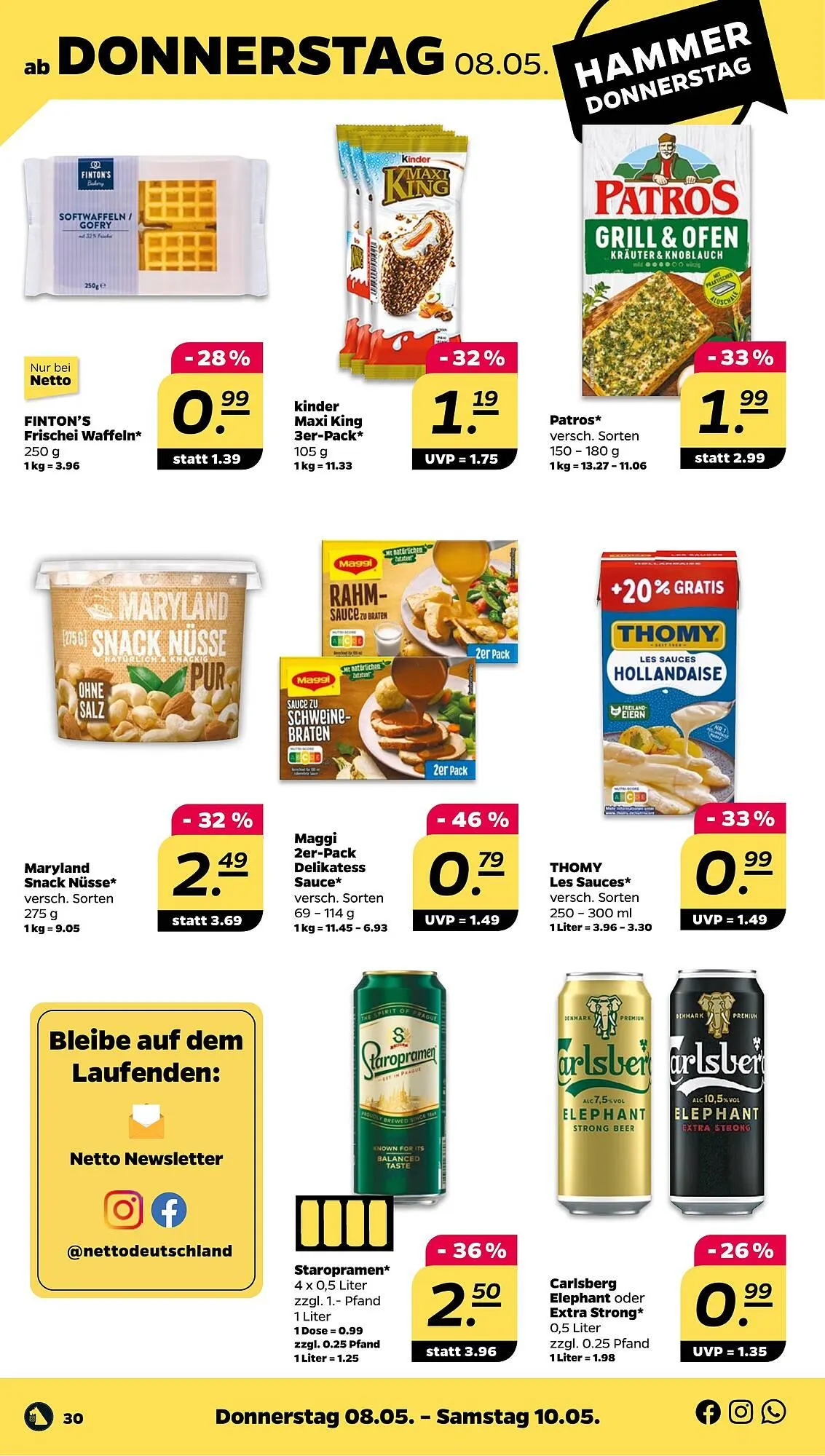 NETTO Prospekt von 5. Mai bis 10. Mai 2025 - Prospekt seite 30