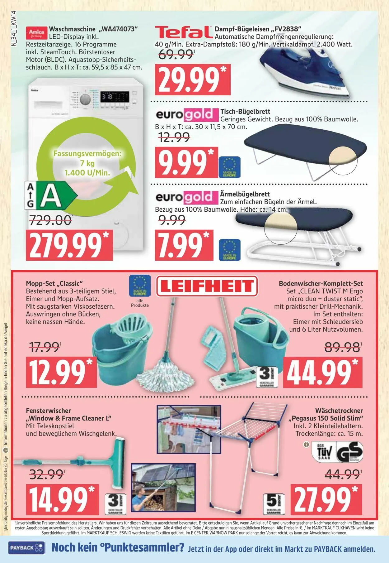 Marktkauf Aktueller Prospekt von 31. März bis 5. April 2025 - Prospekt seite 34