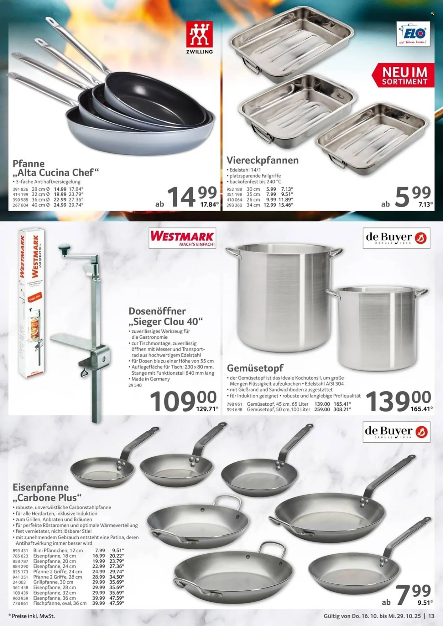 Selgros Prospekt von 16. Oktober bis 29. Oktober 2025 - Prospekt seite 13