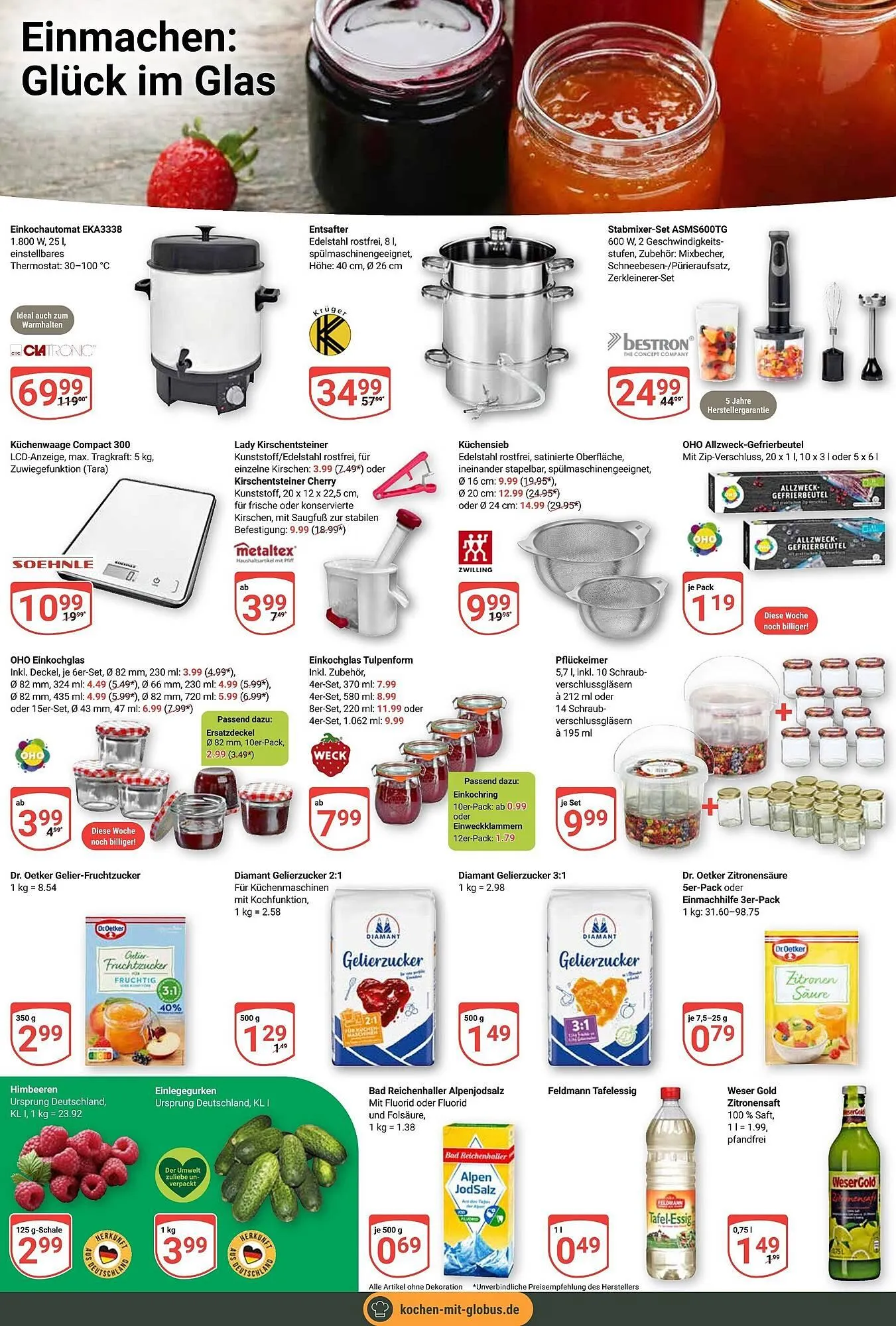 Globus Prospekt von 16. Juni bis 28. Juni 2025 - Prospekt seite 17