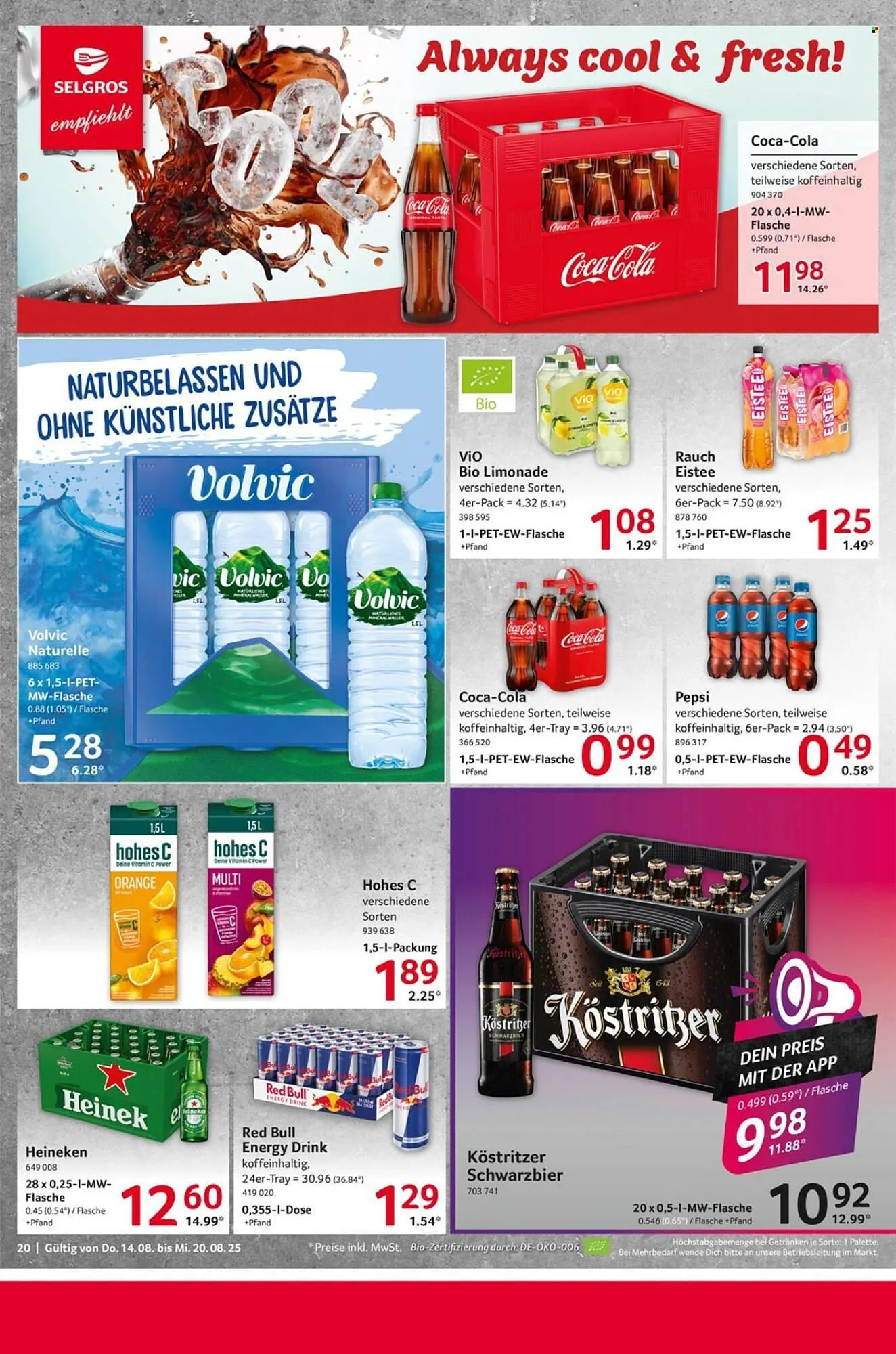 Selgros Prospekt von 14. August bis 20. August 2025 - Prospekt seite 20