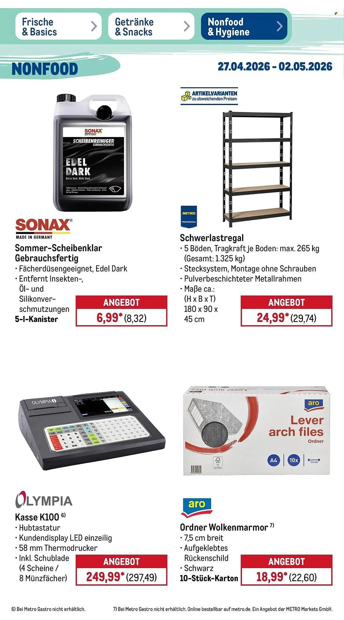 METRO Prospekt von 27. April bis 2. Mai 2026 - Prospekt seite 8