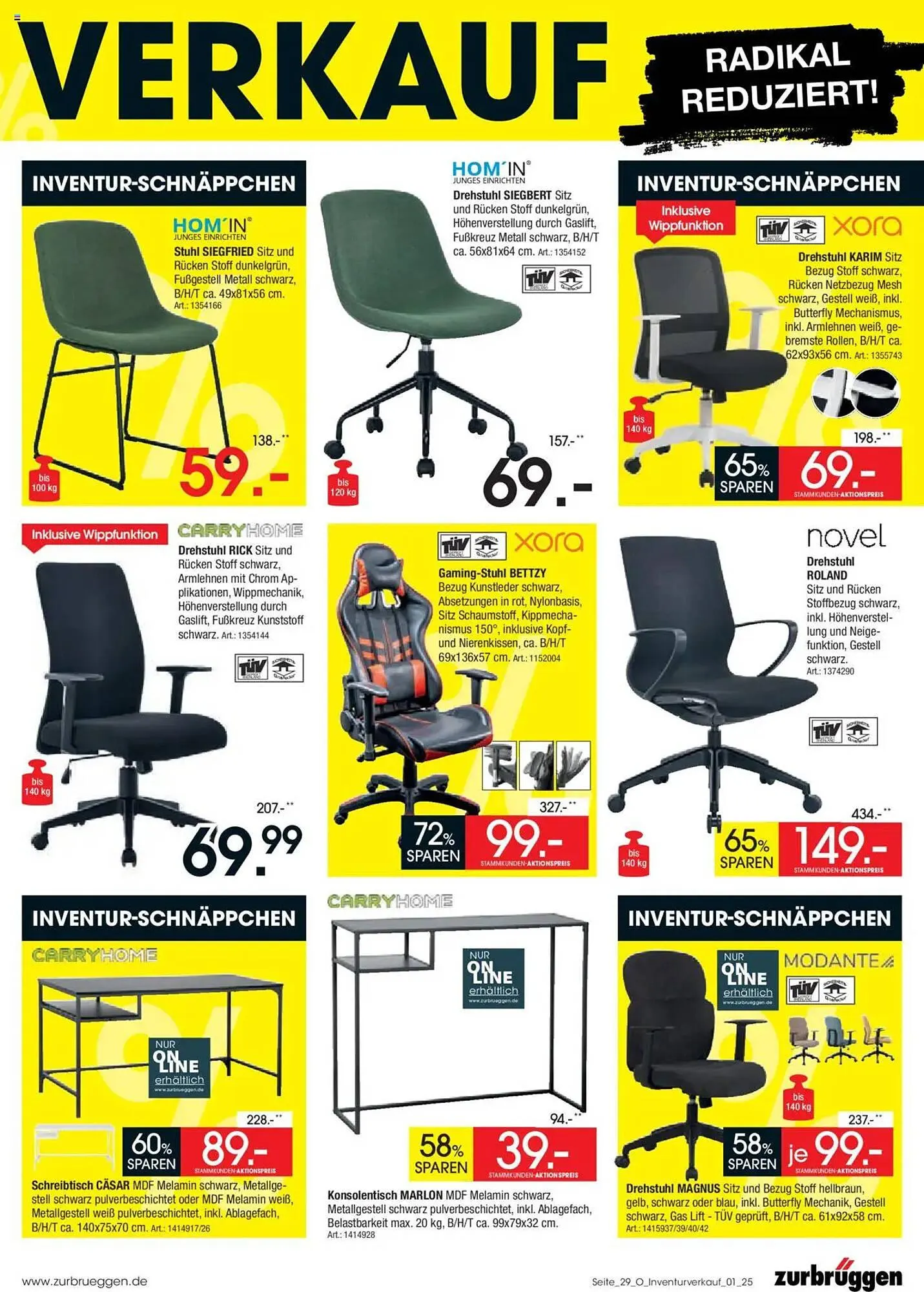 Zurbrüggen Prospekt von 3. Juli bis 31. Juli 2025 - Prospekt seite 31