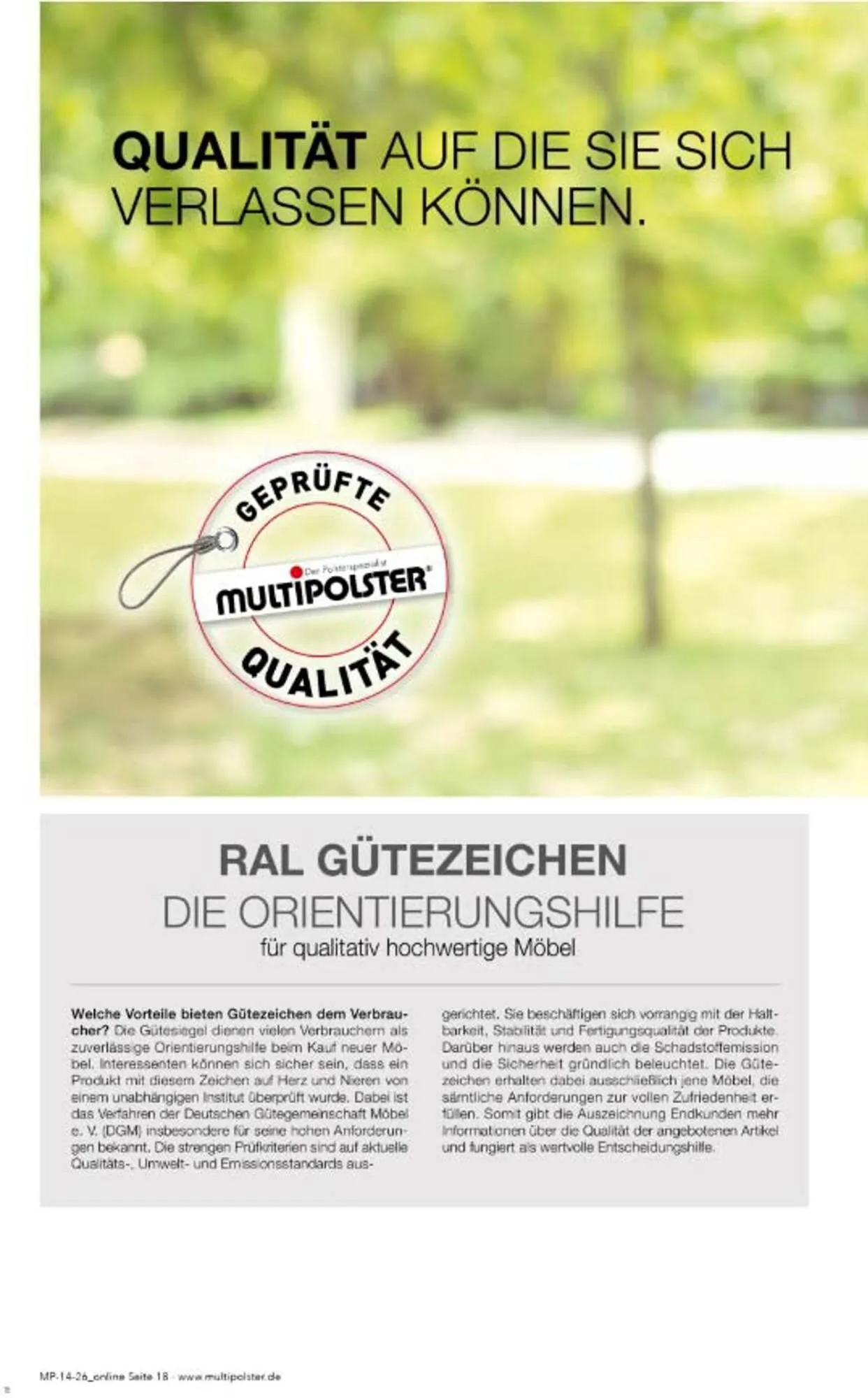Multipolster Prospekt von 14. April bis 24. April 2026 - Prospekt seite 18